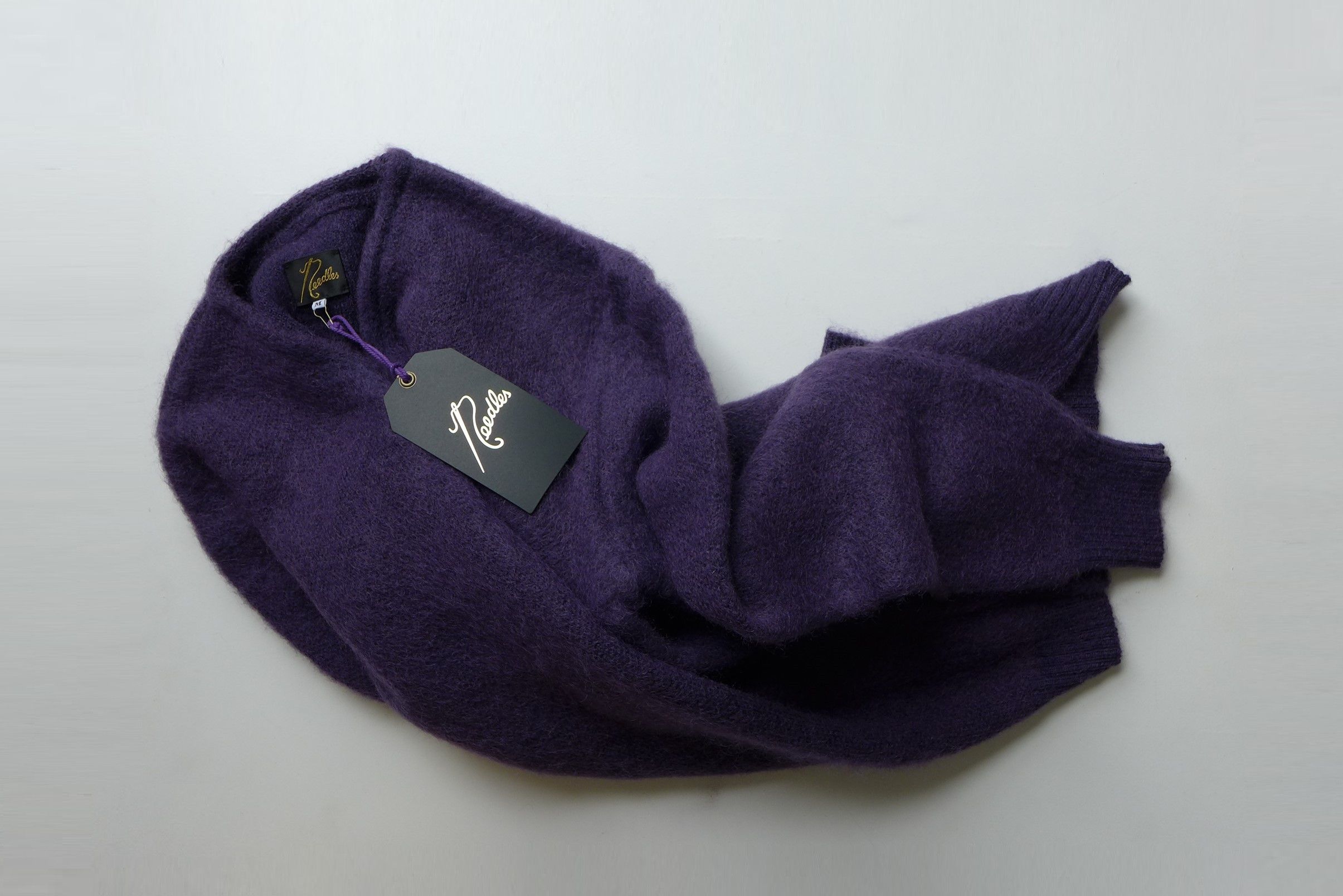 Needles Purple Mohair Cardigan