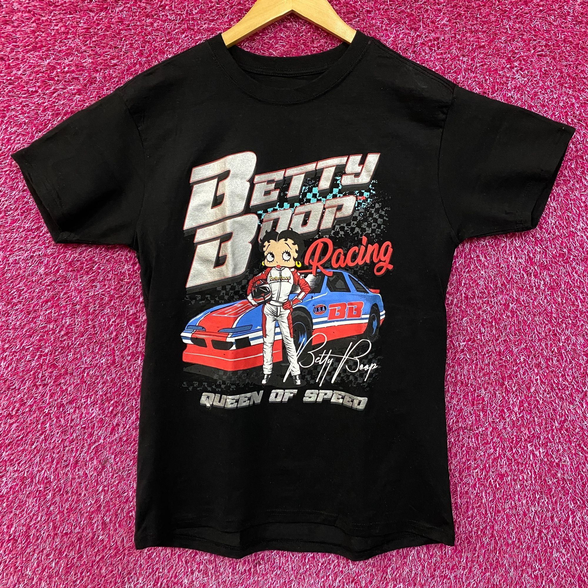 Other Betty Boop Racing Queen Of Speed Graphic T-Shirt Medium Size US M / EU 48-50 / 2 - 1 Thumbnail
