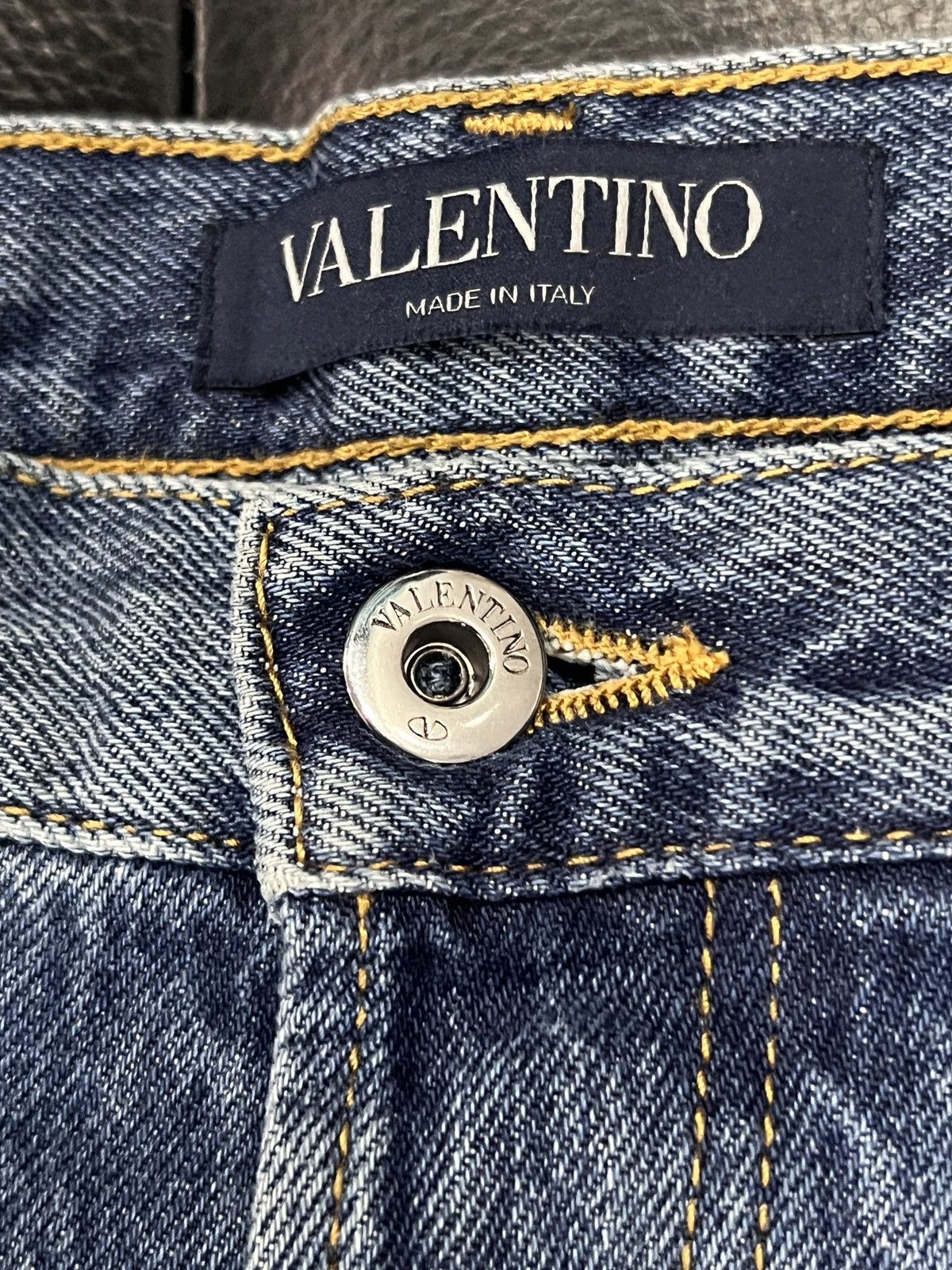 Valentino Valentino Patchwork Distressed Denim Jeans Size US 32 / EU 48 - 7 Thumbnail