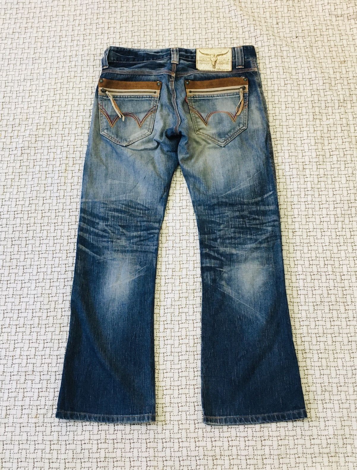 Edwin Edwin Blue Trip Distressed Denim (17) Size US 32 / EU 48 - 2 Thumbnail