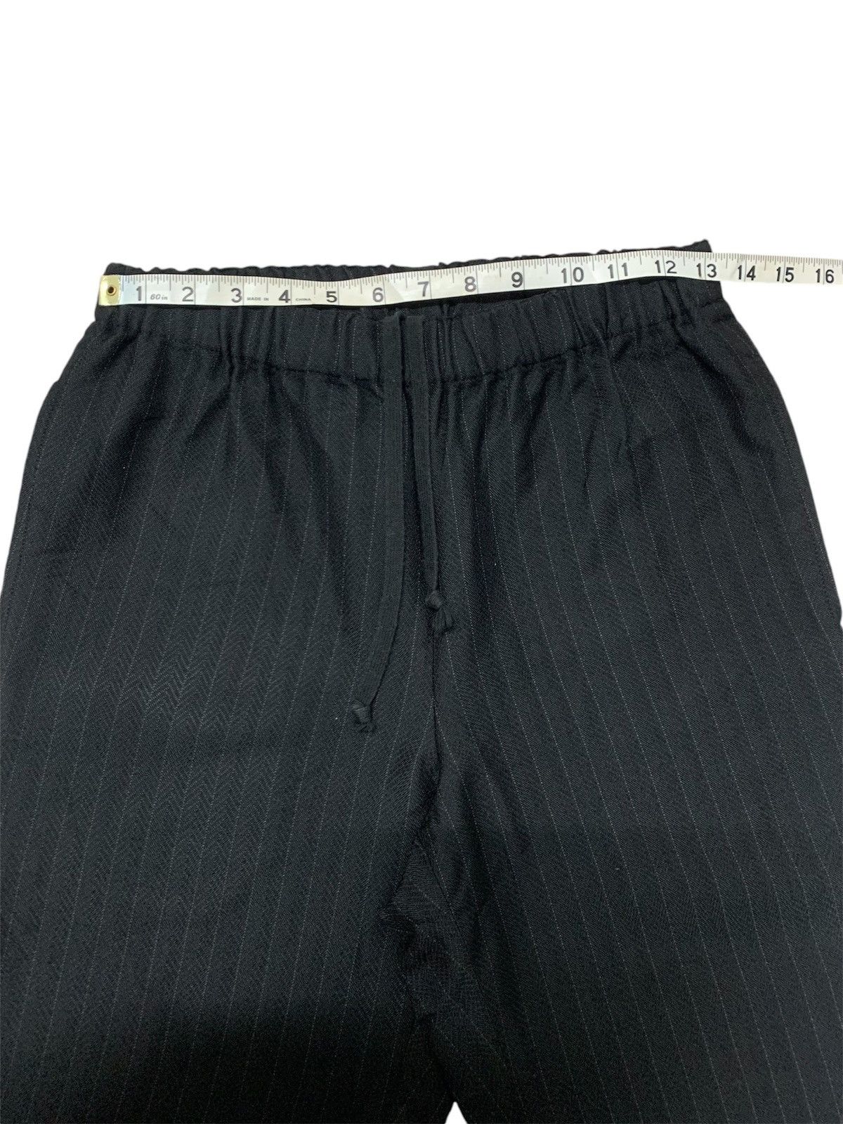 Comme des Garcons × Designer × Japanese Brand Comme des garcons Striped trousers wool pants Size US 30 / EU 46 - 4 Thumbnail