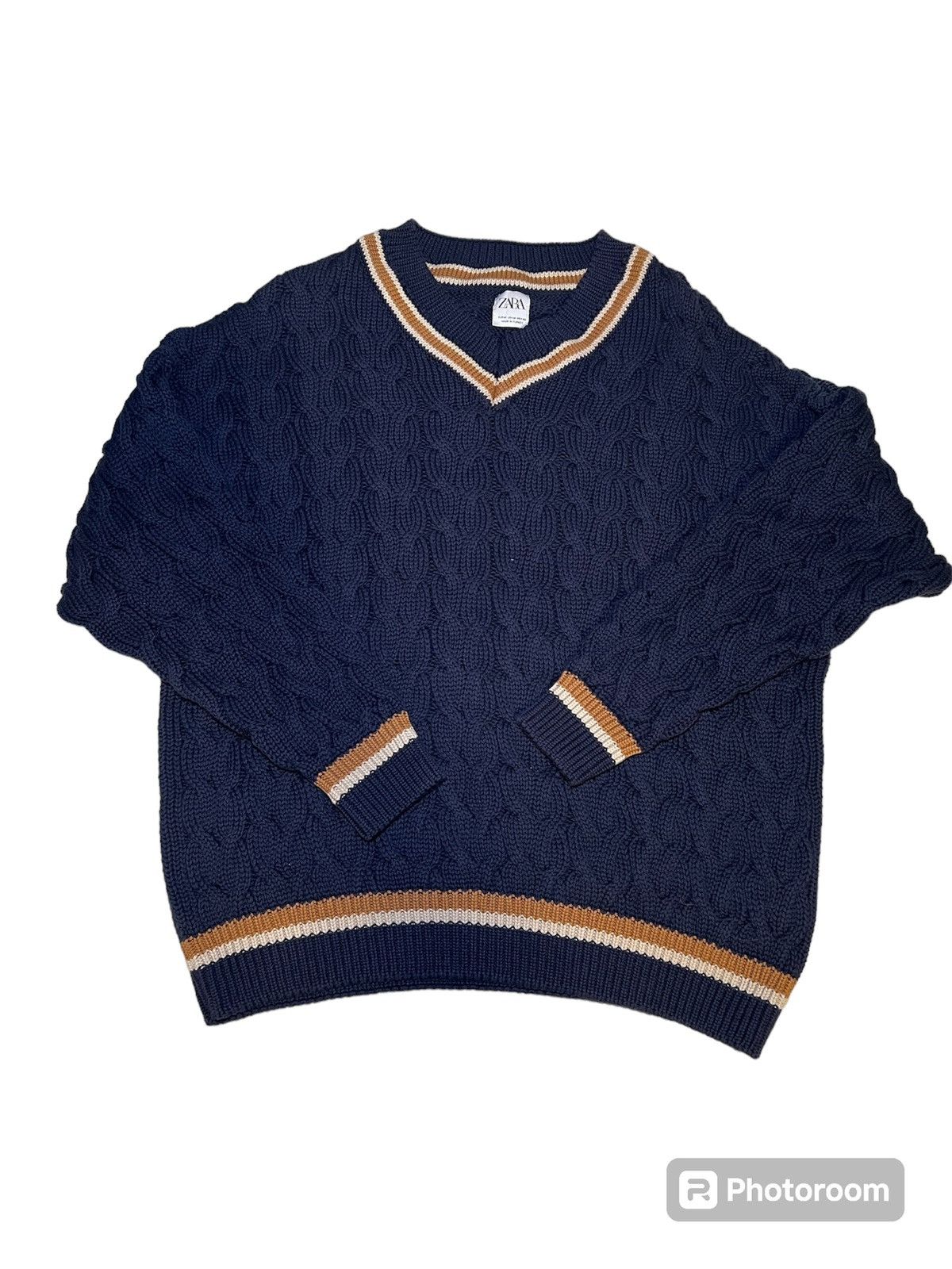 Zara V-Neck Sweater Size US M / EU 48-50 / 2 - 1 Thumbnail