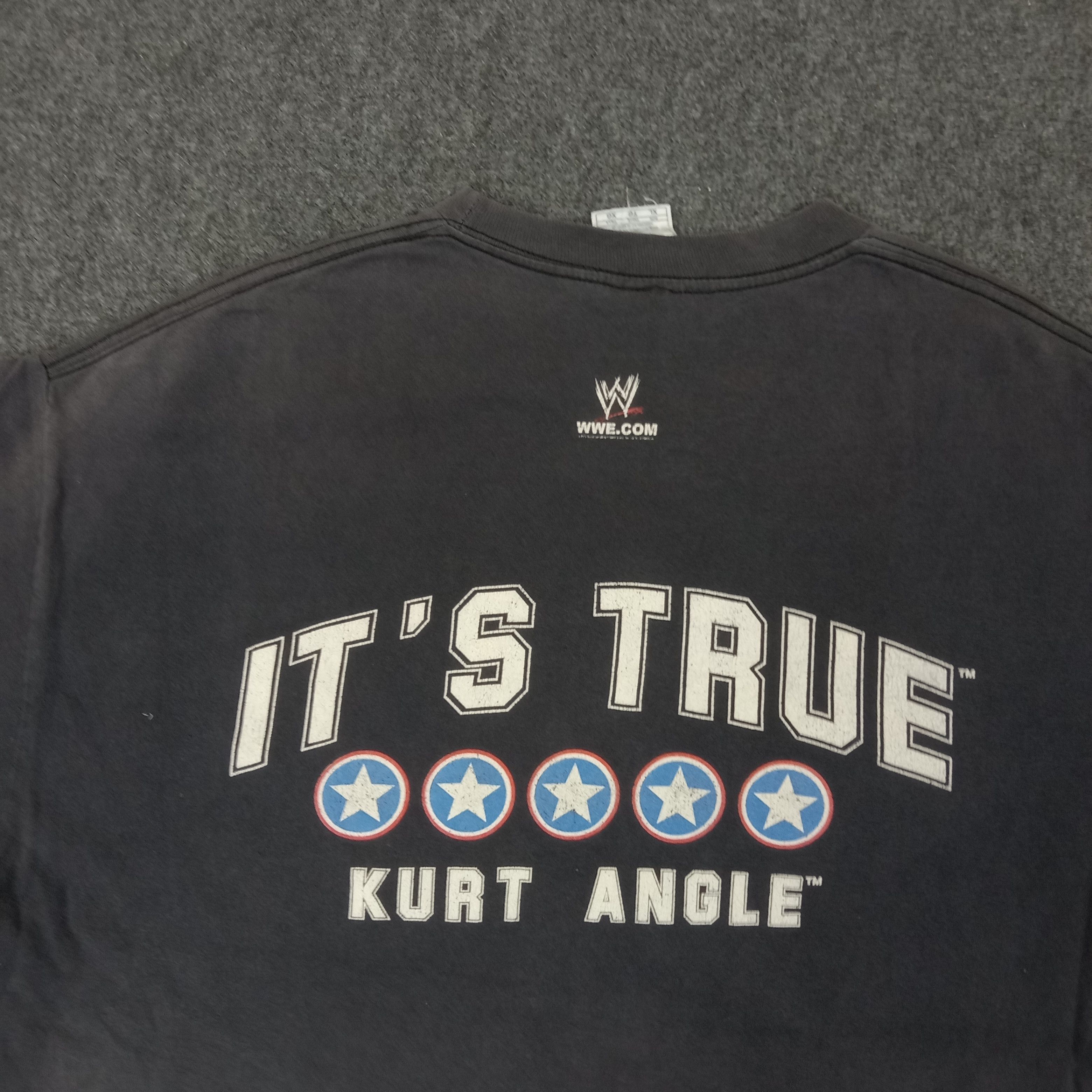 WWE Kurt Angle you suck WWE American Wrestling Tshirt C249N45 Size US XL / EU 56 / 4 - 5 Thumbnail