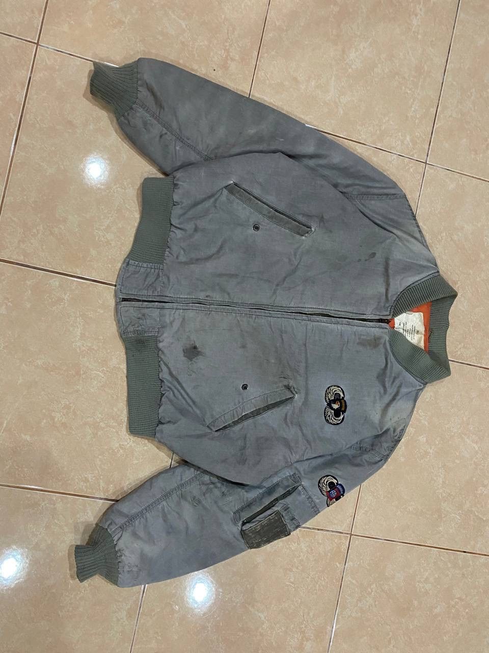 Other Vintage Us Air Force Airbone Bomber Jacket Size US M / EU 48-50 / 2 - 7 Thumbnail