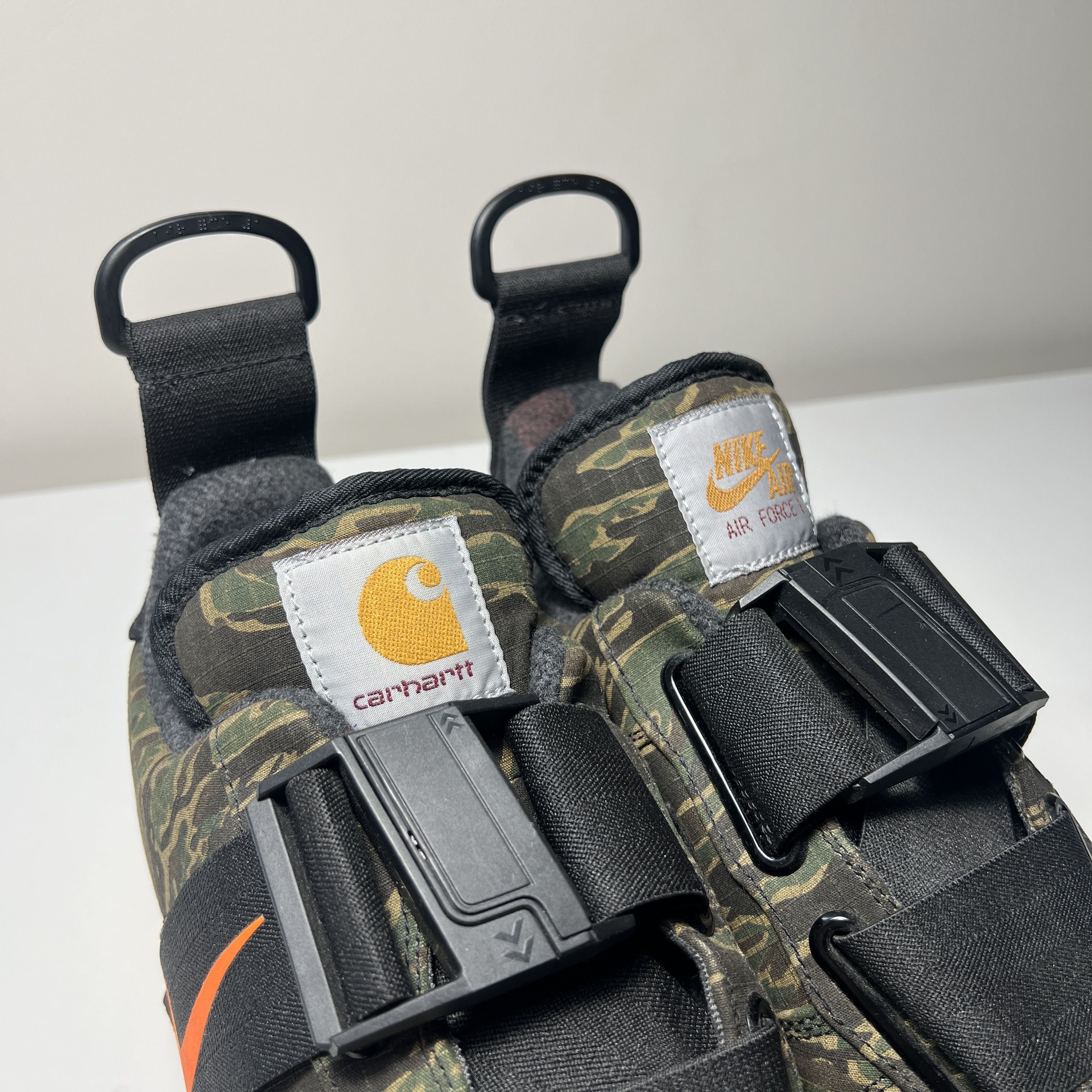 Carhartt Wip × Nike Nike x Carhartt WIP Air Force 1 Low Utility “Tiger Camo” Size US 11.5 / EU 44-45 - 7 Thumbnail