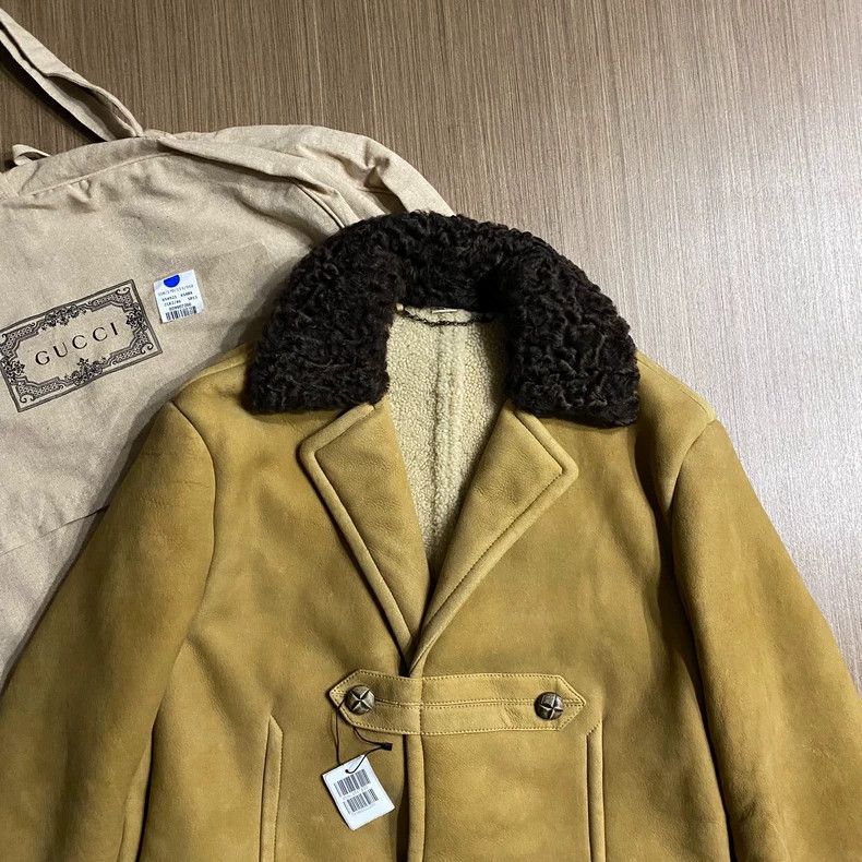 Gucci Gucci Men's sheepskin wool all-in-one coat 2501-Nextarrow Size US S / EU 44-46 / 1 - 2 Thumbnail