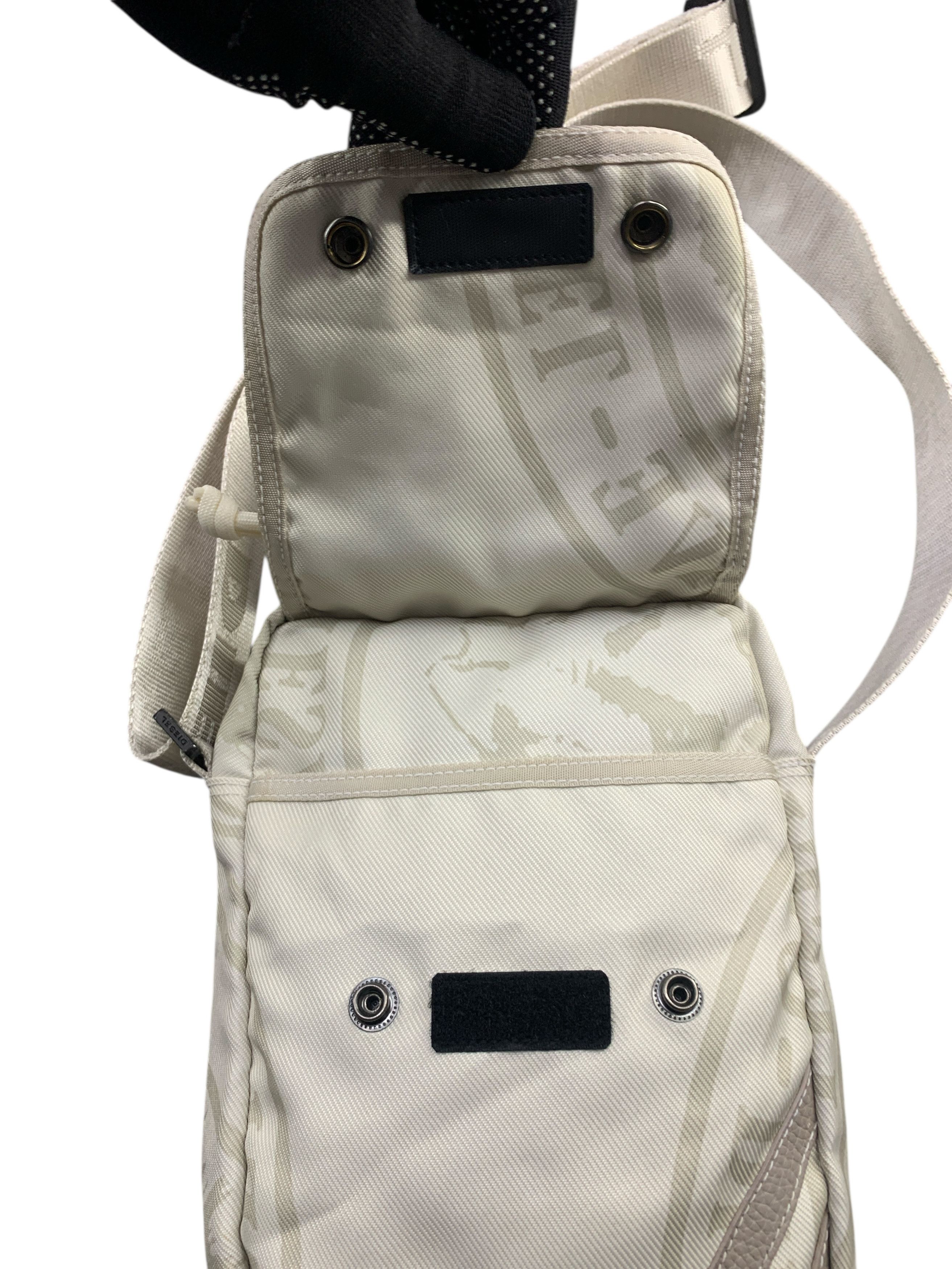 Diesel Diesel Sling Bag White Cream Bag Unisex Size ONE SIZE - 3 Thumbnail