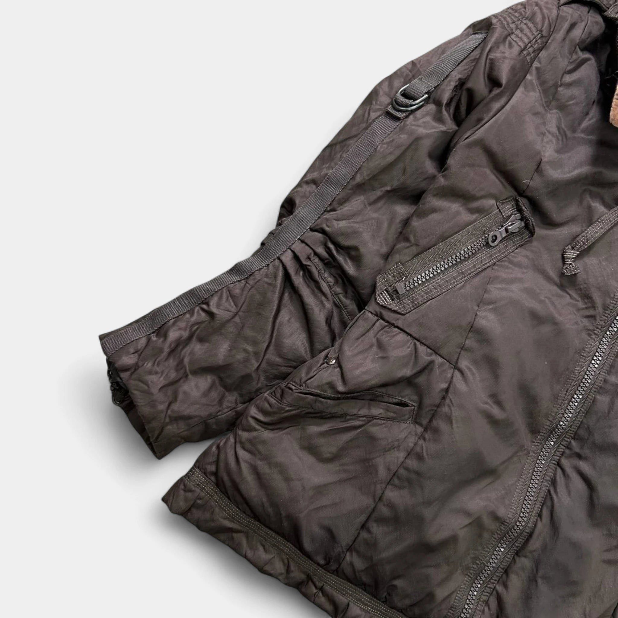 Marithe + Francois Girbaud Marithé + François Girbaud Brown Parachute Jacket Size US S / EU 44-46 / 1 - 3 Thumbnail