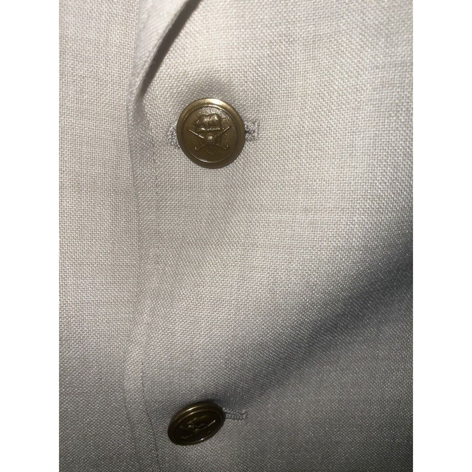 Hart Schaffner Marx Hart Schaffner Marx Beige Sport Coat Men’s Jacket Blazer 44R Size 44R - 2 Thumbnail