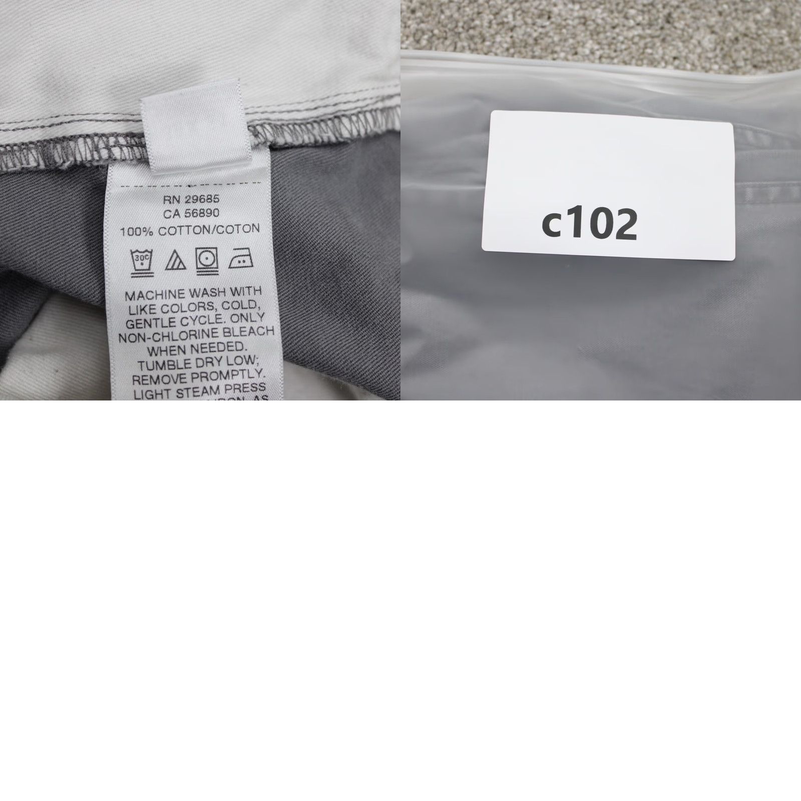 Pendleton Pendleton Pants Mens 38 Gray Chino Flat Front Straight Leg Inseam 32" Regular Warm Causal Workwear Logo 100% Cotton Fabric Type: Canvas Size US 38 / EU 54 - 10 Thumbnail