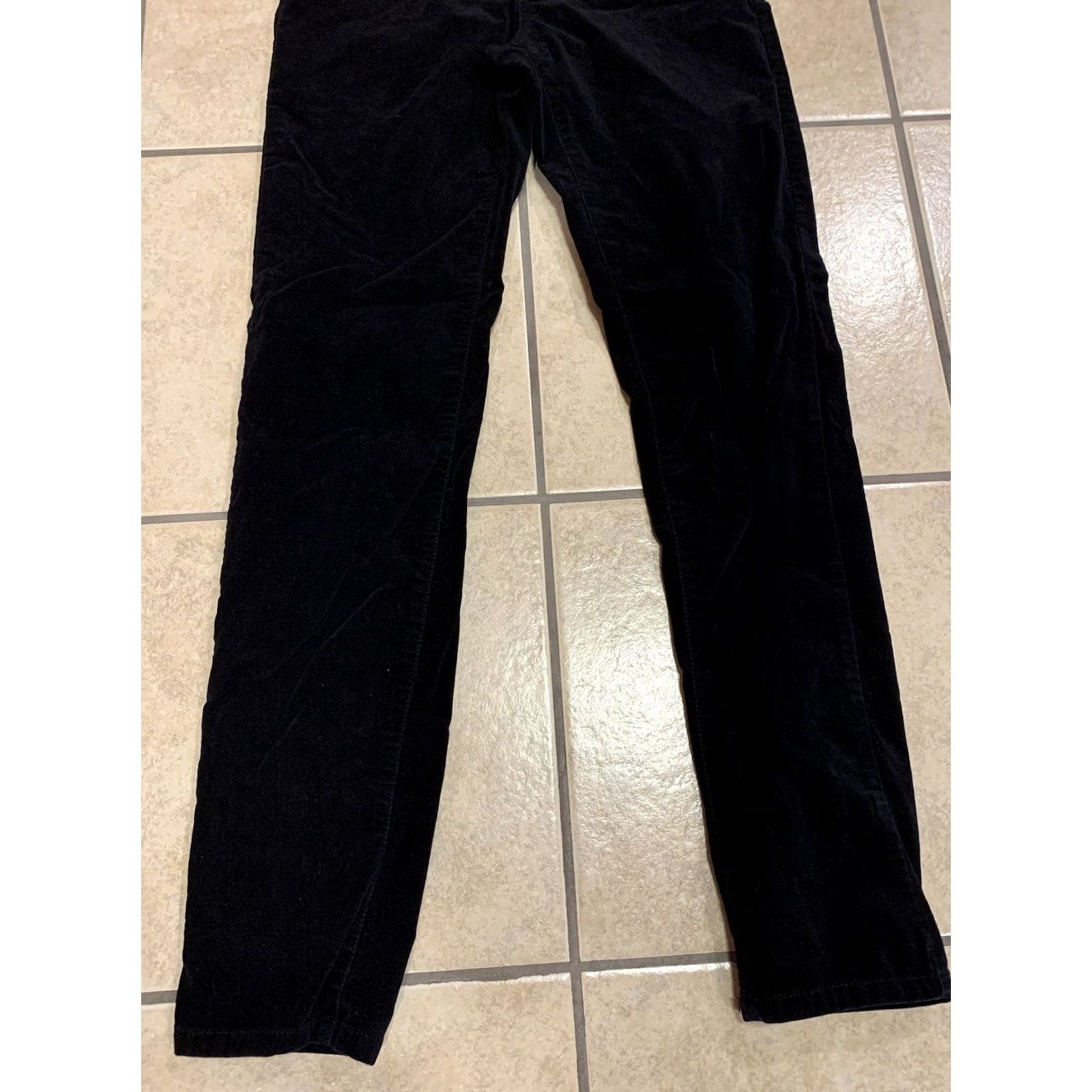 Velvet Buffalo Buffalo Jeans Womens 4/27 Black Mid Rise Velvet Skinny Pants 27x29 XS? Size 27" / US 4 / IT 40 - 4 Thumbnail