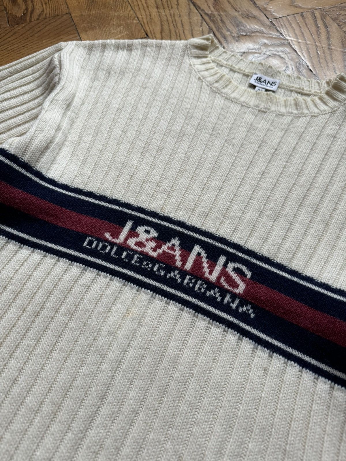 Dolce & Gabbana × Vintage Dolce & Gabbana Vintage Knitted Big Logo Sweater Size US M / EU 48-50 / 2 - 4 Thumbnail