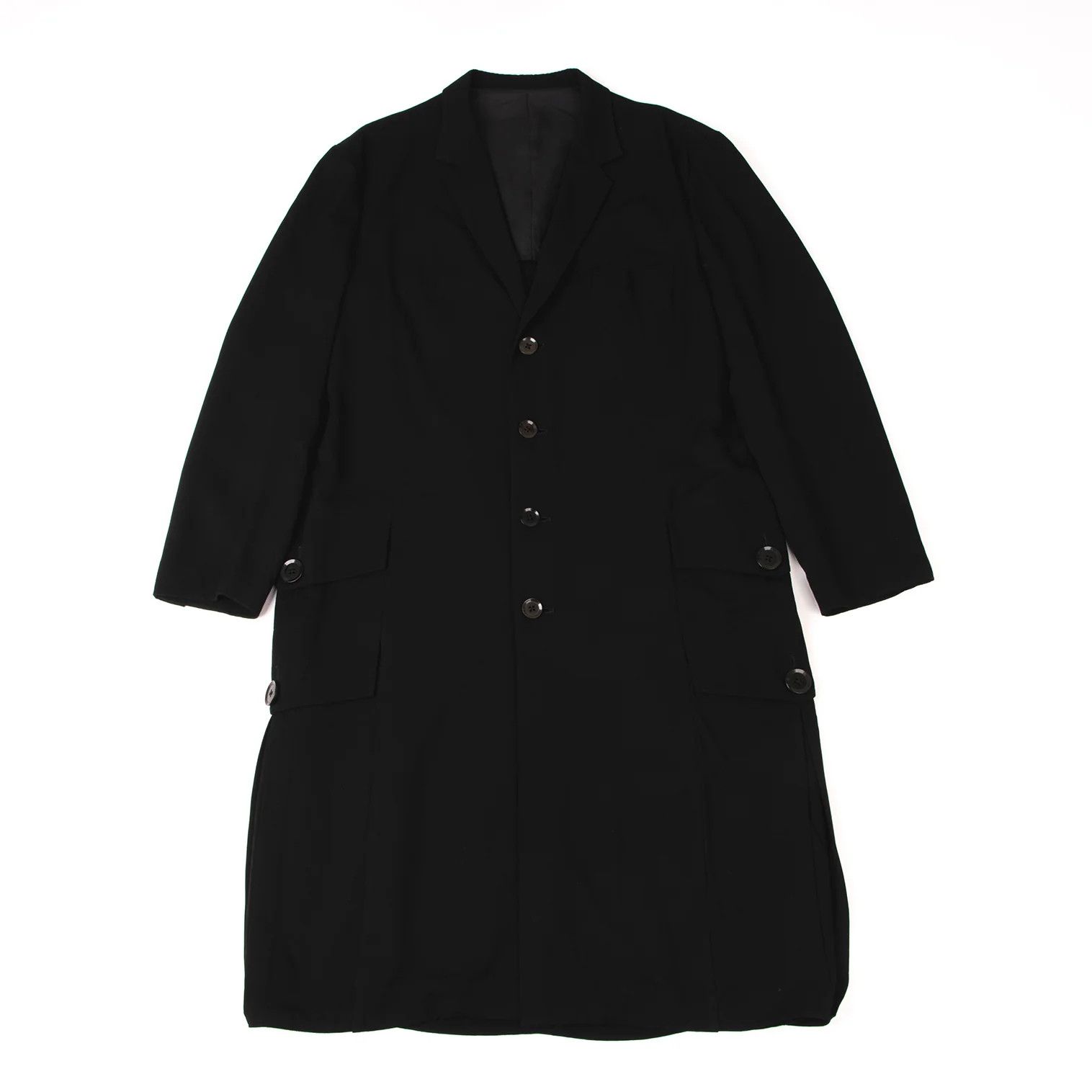 Yohji Yamamoto Yohji Yamamoto Long Jacket Black 3 Size US L / EU 52-54 / 3 - 1 Thumbnail