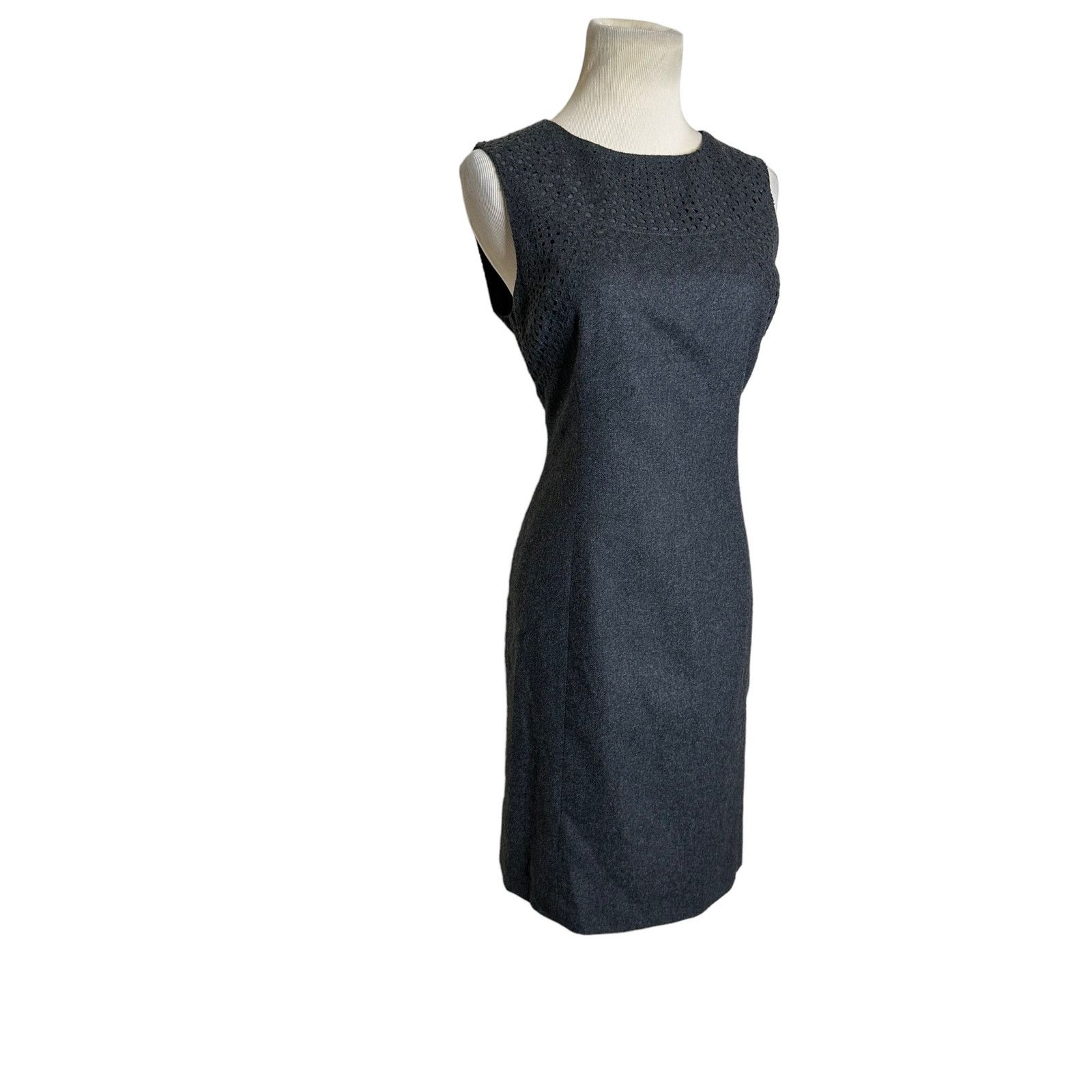 Susana Monaco Susana Monaco gray sleeveless wool sheath dress size 8 Size M / US 6-8 / IT 42-44 - 5 Thumbnail