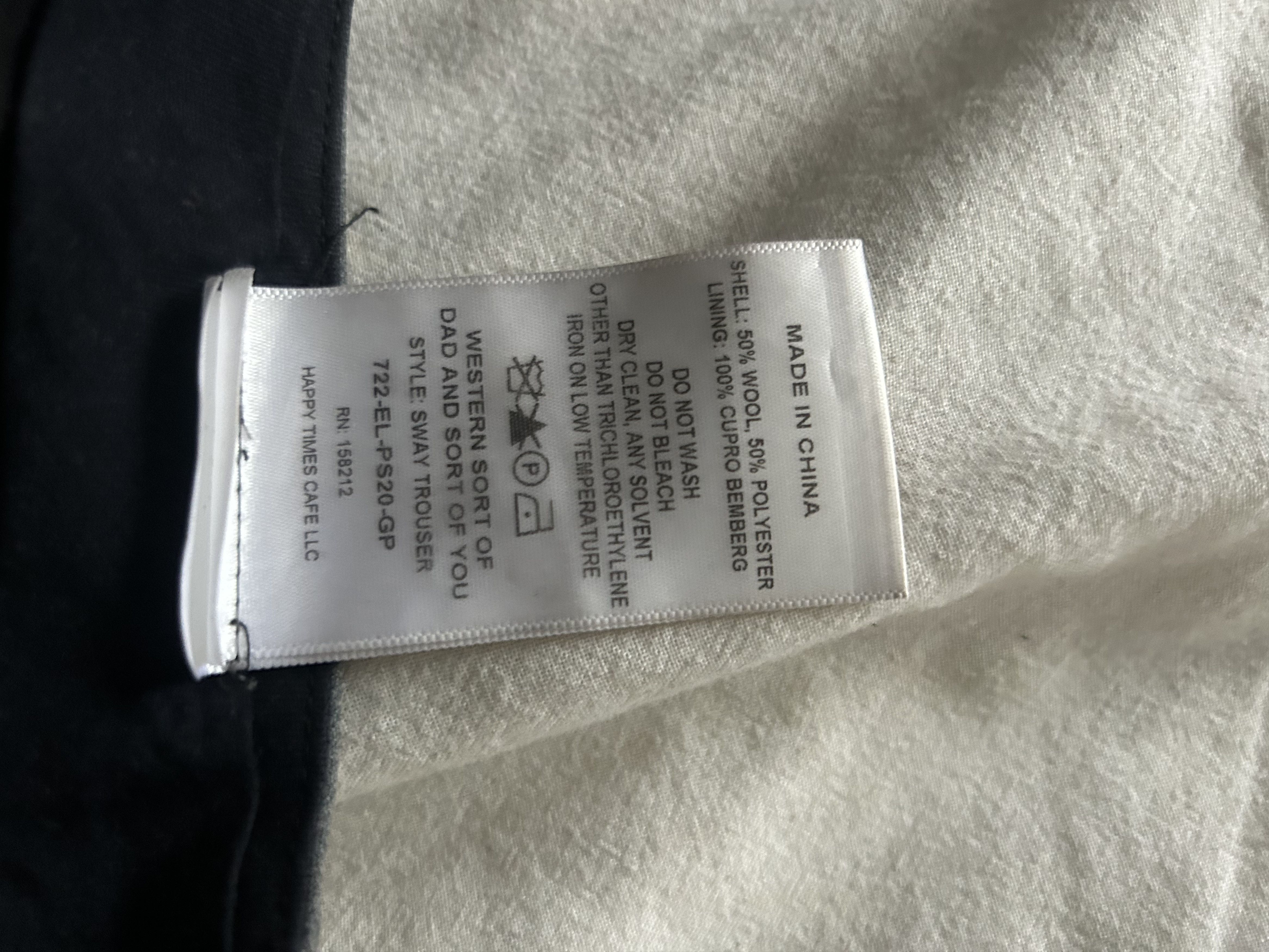 Eckhaus Latta Grey Pinstripe Sway Trousers Size US 32 / EU 48 - 5 Thumbnail