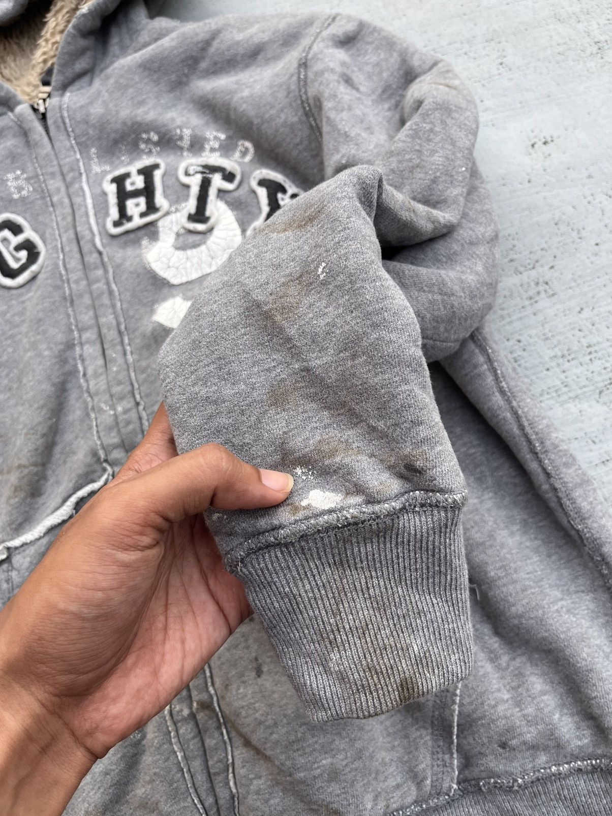 Japanese Brand Athl Dept Destroyed Hoodie Y2K Size US S / EU 44-46 / 1 - 3 Thumbnail
