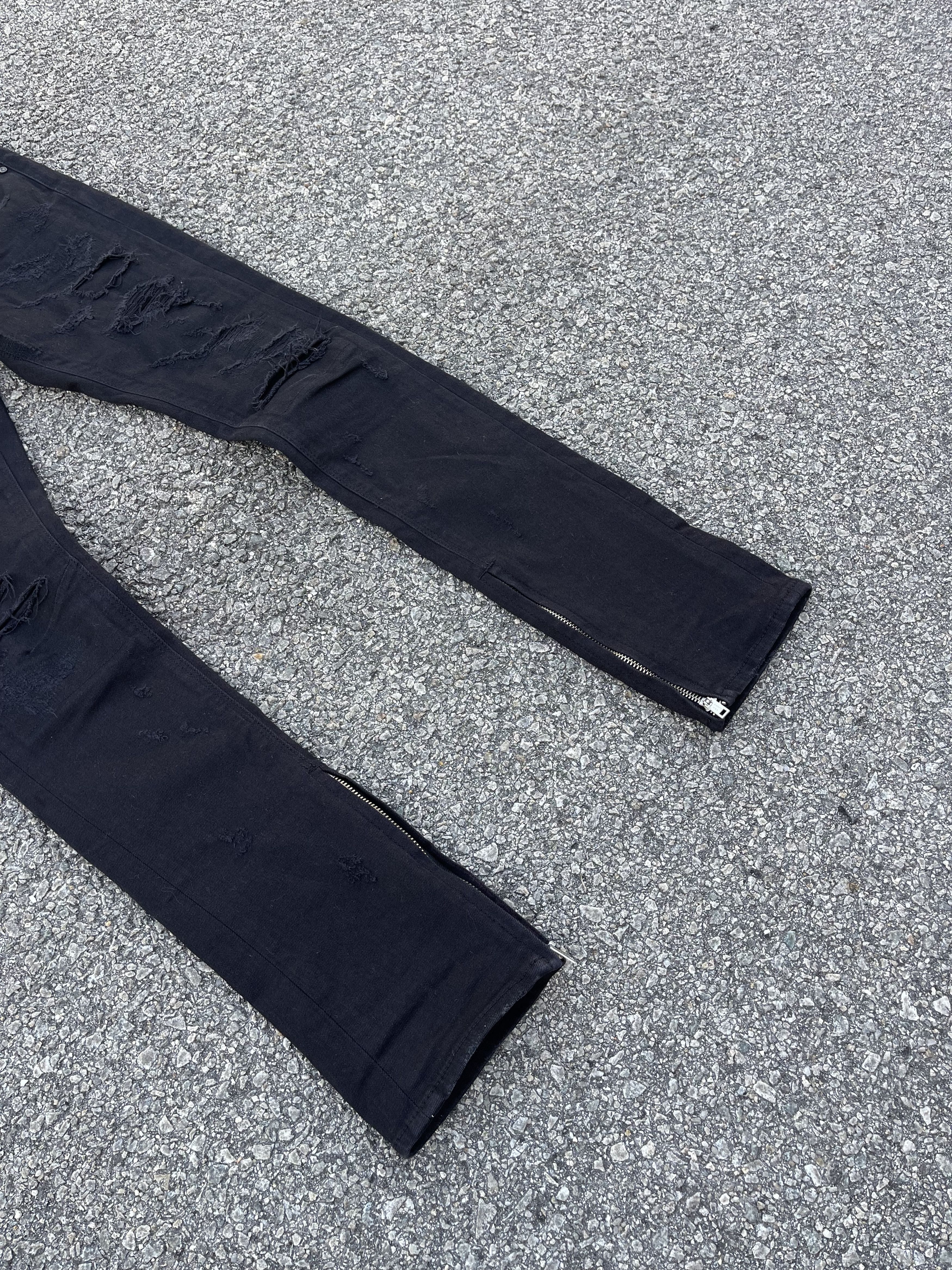 GOSTAR DE FUGA × If Six Was Nine × Le Grande Bleu (L.G.B.) Gostar de fuga Rip Off Distressed Travis Scott Size US 31 - 4 Thumbnail