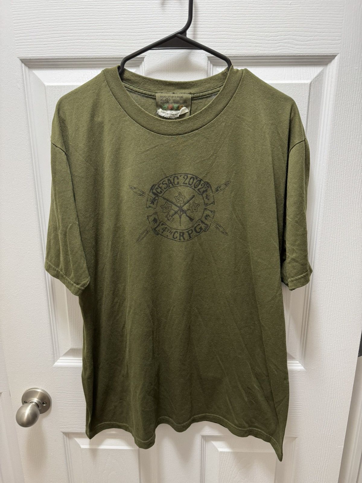 Vintage Military Vintage 2002 CFSAC Small Arms Team Green Canada Size US XL / EU 56 / 4 - 1 Thumbnail