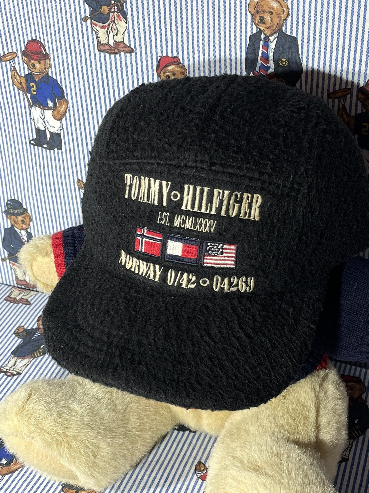 Tommy Hilfiger × Vintage Cap Tommy Hilfiger Norway OG Vintage 90’s Size ONE SIZE - 3 Thumbnail