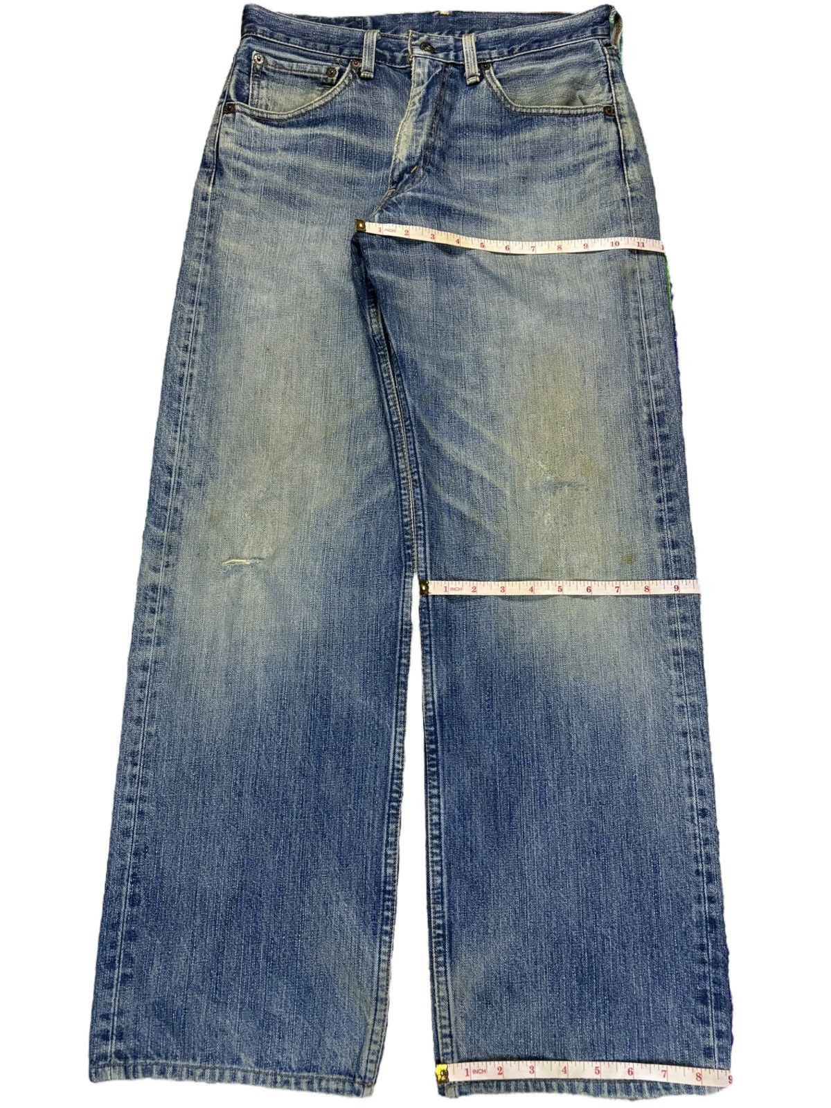 Levi's Vintage 90s Levis 504 Mud Wash Distressed Baggy Jeans Size US 30 / EU 46 - 14 Thumbnail
