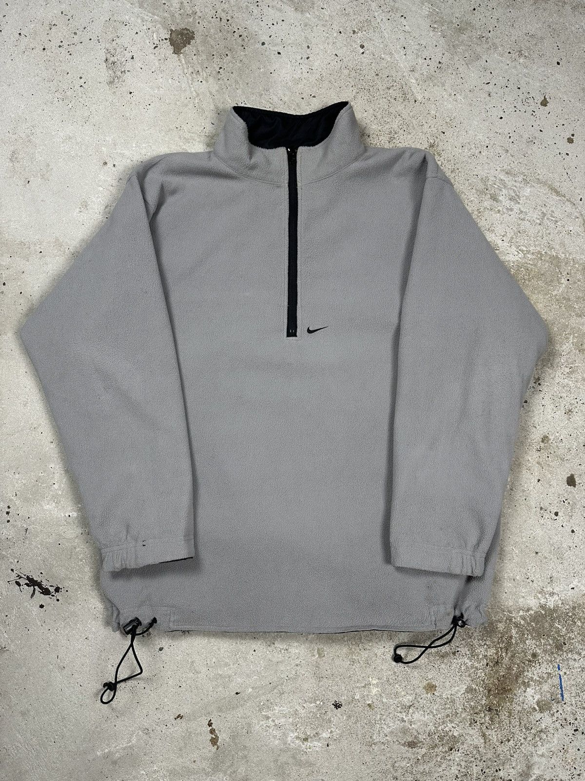 Nike Vintage Y2K Nike Reversible Anorak Jacket Fleece Swoosh rare Size US M / EU 48-50 / 2 - 3 Thumbnail