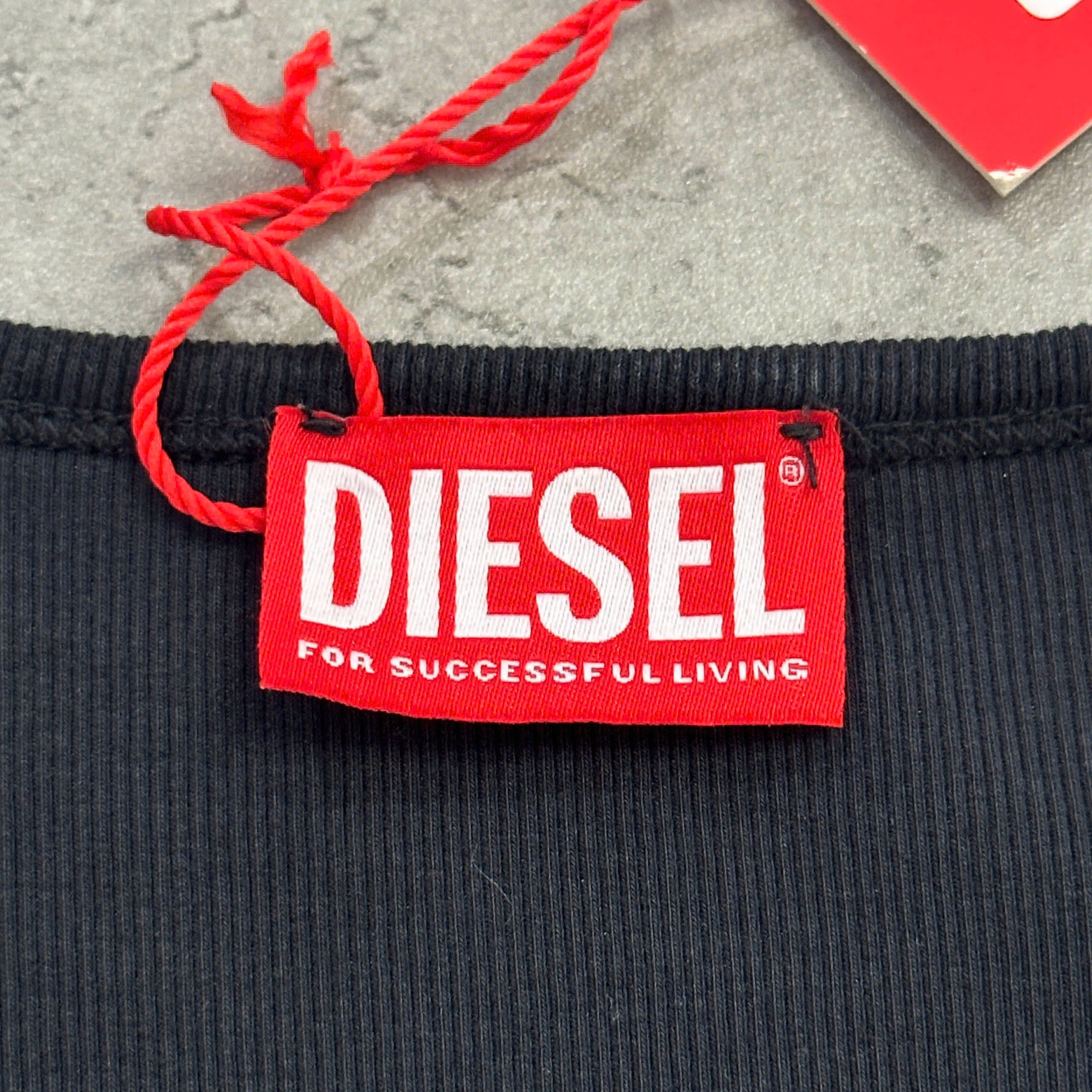 Diesel DIESEL 'T-Lifty-D' Tank Top BLACK Size L / US 10 / IT 46 - 6 Thumbnail