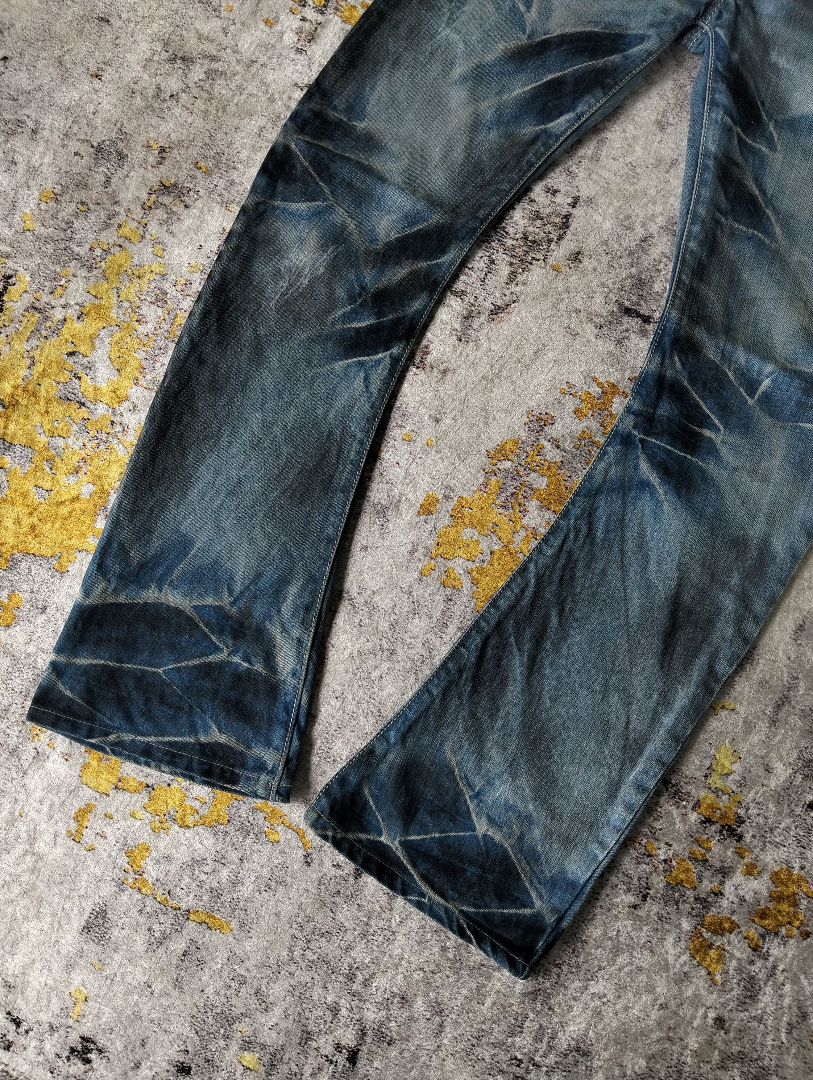 Buffalo Bobs Curve Bootcut Waxed Whiskers Low Rise Jeans