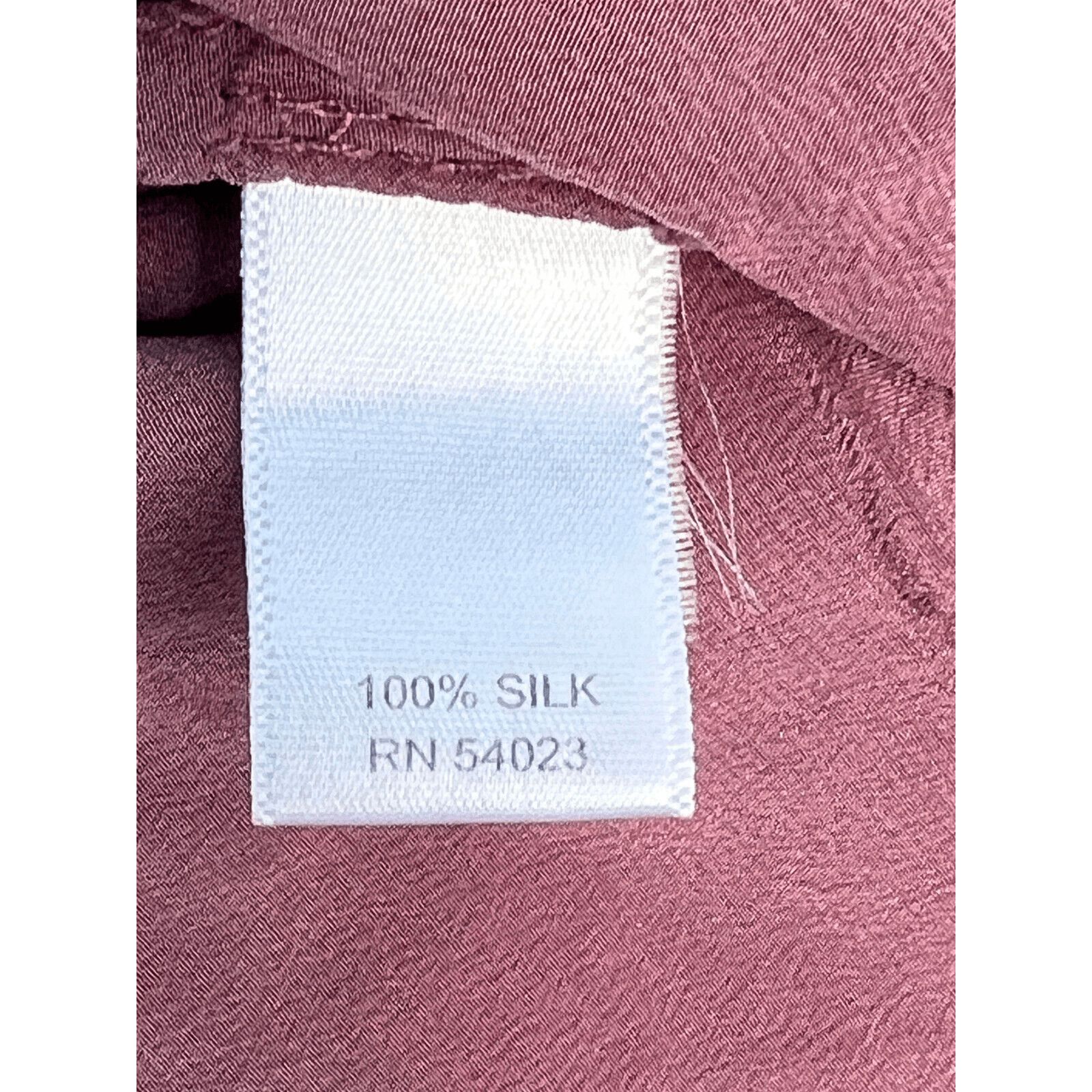 Banana Republic Banana Republic 100% Silk Cap Sleeves Ruffle Sz M Dusty Pink Size M / US 6-8 / IT 42-44 - 7 Thumbnail