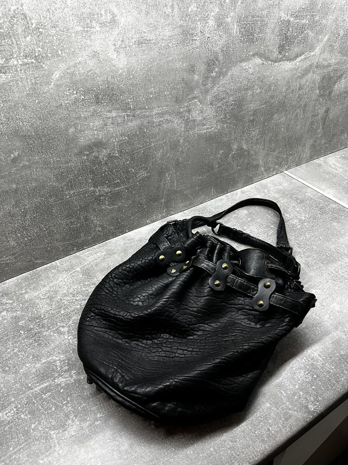 Alexander Wang × Japanese Brand × Leather alexander wang leather avant gard bag Size ONE SIZE - 2 Thumbnail