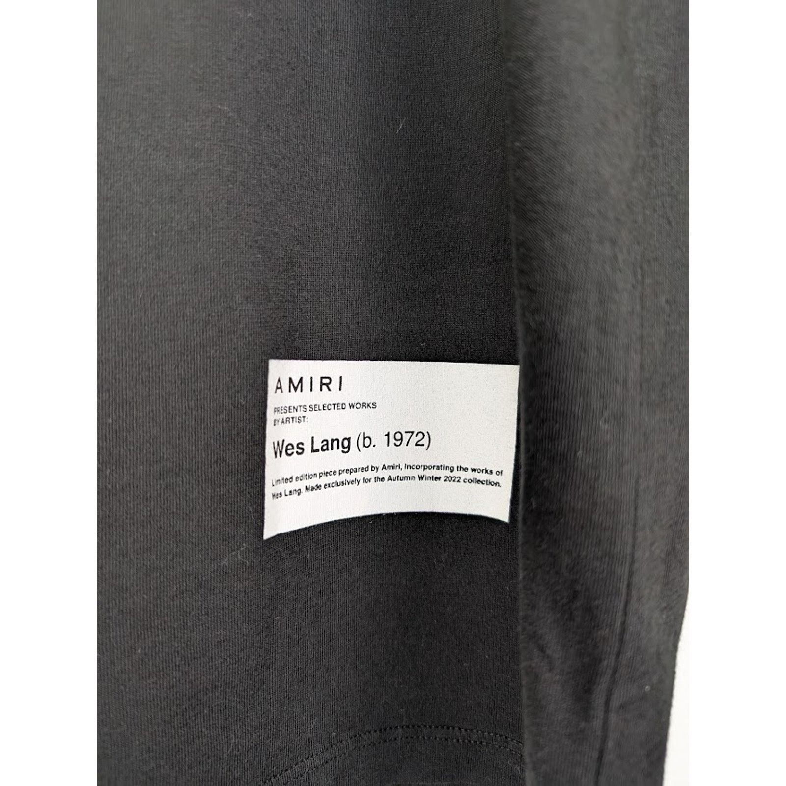 Amiri × Wes Lang o1rshd1 Q:2 / Solar Kings Tee T-shirt in Black Size US M / EU 48-50 / 2 - 10 Thumbnail