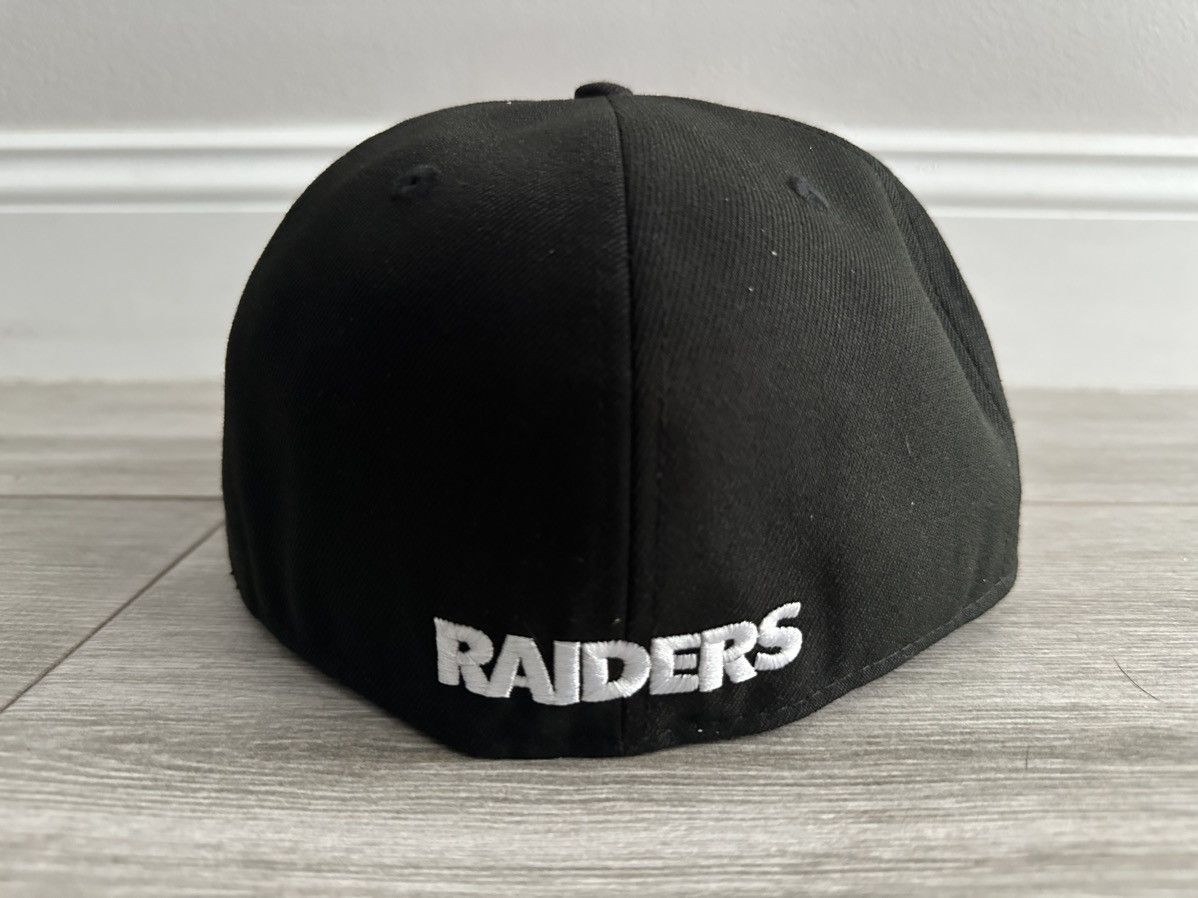 Hat Club × NFL × New Era Las Vegas Raiders Hat Club New Era Black Red Fitted Sz 7 3/8 Size ONE SIZE - 3 Thumbnail