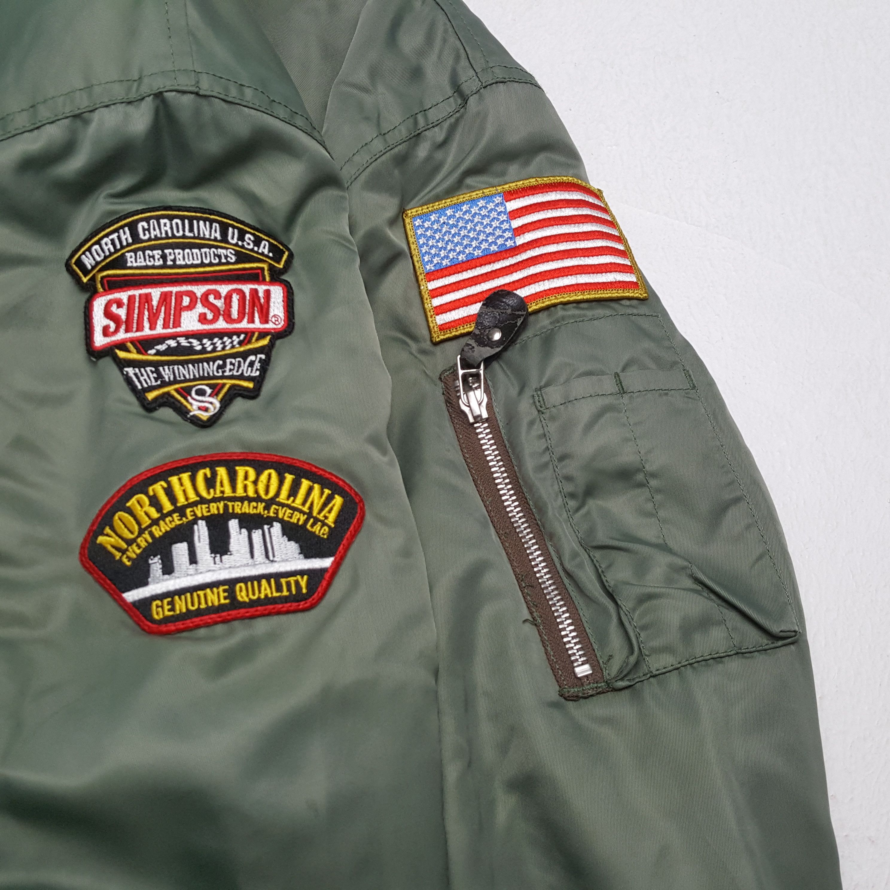 The Simpsons × Vintage Vintage SIMPSON NORTH CAROLINA Motorsports Racing Jacket Size US L / EU 52-54 / 3 - 7 Thumbnail