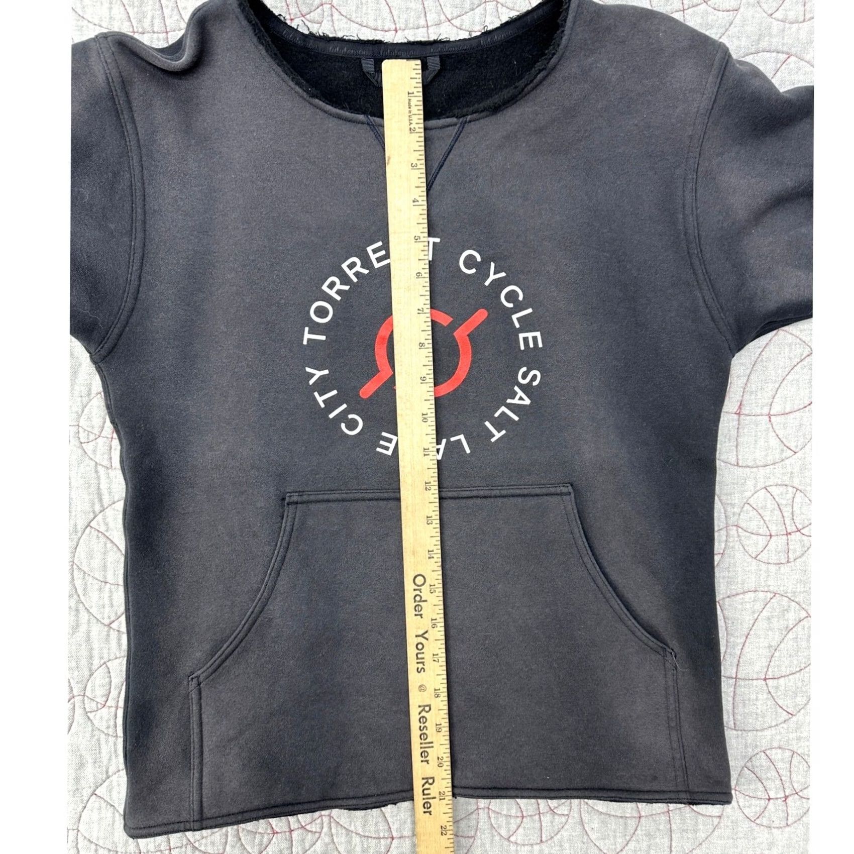 Lululemon Lululemon Pullover Black Scuba Oversized Crew SLC Torrent Cycle - Womens Size 2 Size XS / US 0-2 / IT 36-38 - 8 Thumbnail