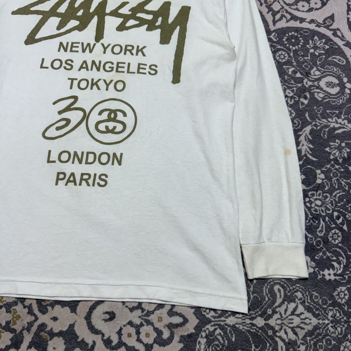 Stussy Vintage Stussy World Tour Shirt Longsleeve Bronx Compton Size US M / EU 48-50 / 2 - 6 Thumbnail