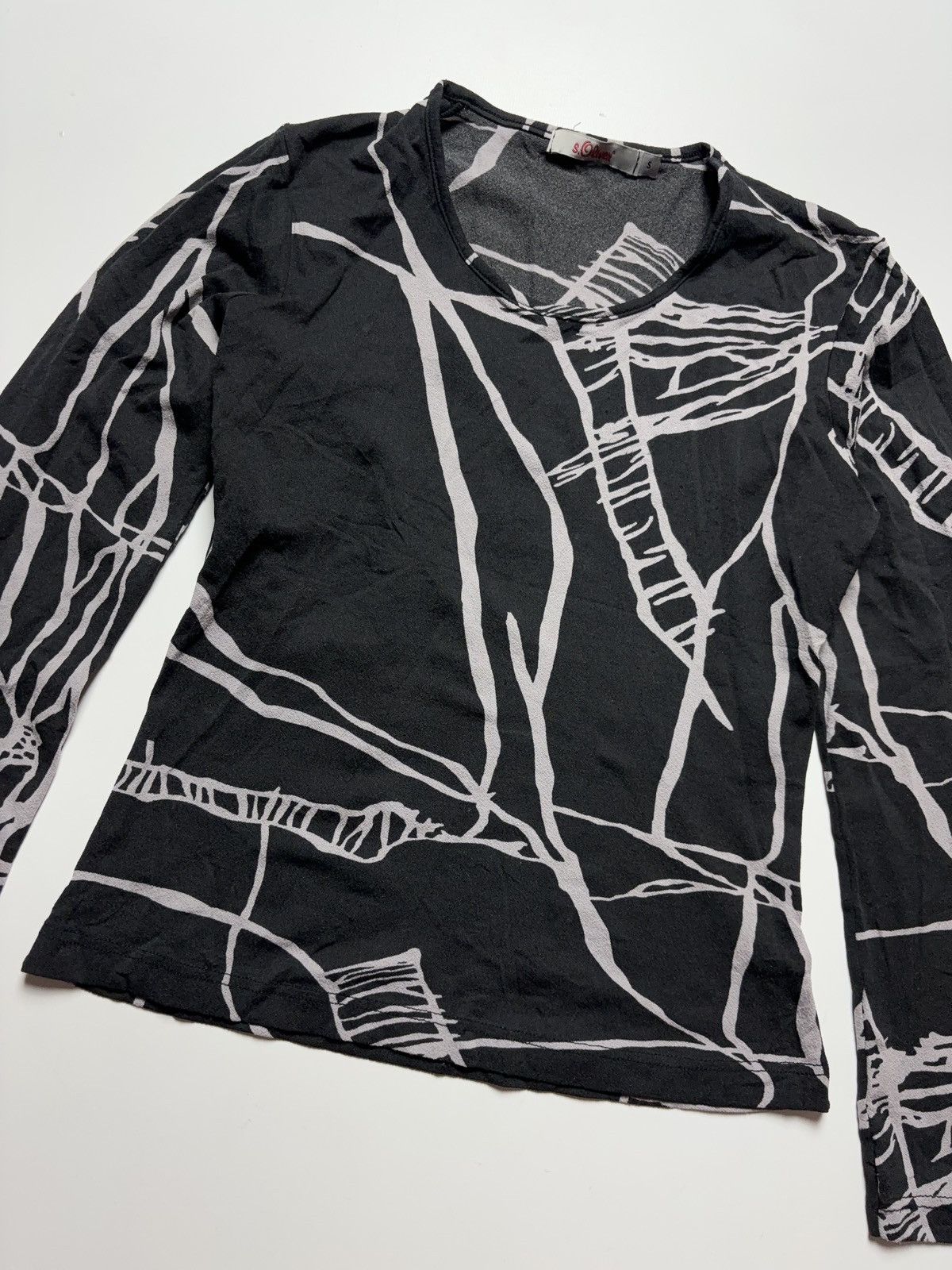 Japanese Brand × Vintage VINTAGE PRINTED LONG SLEEVE TOP NATURE 00s Size S / US 4 / IT 40 - 3 Thumbnail