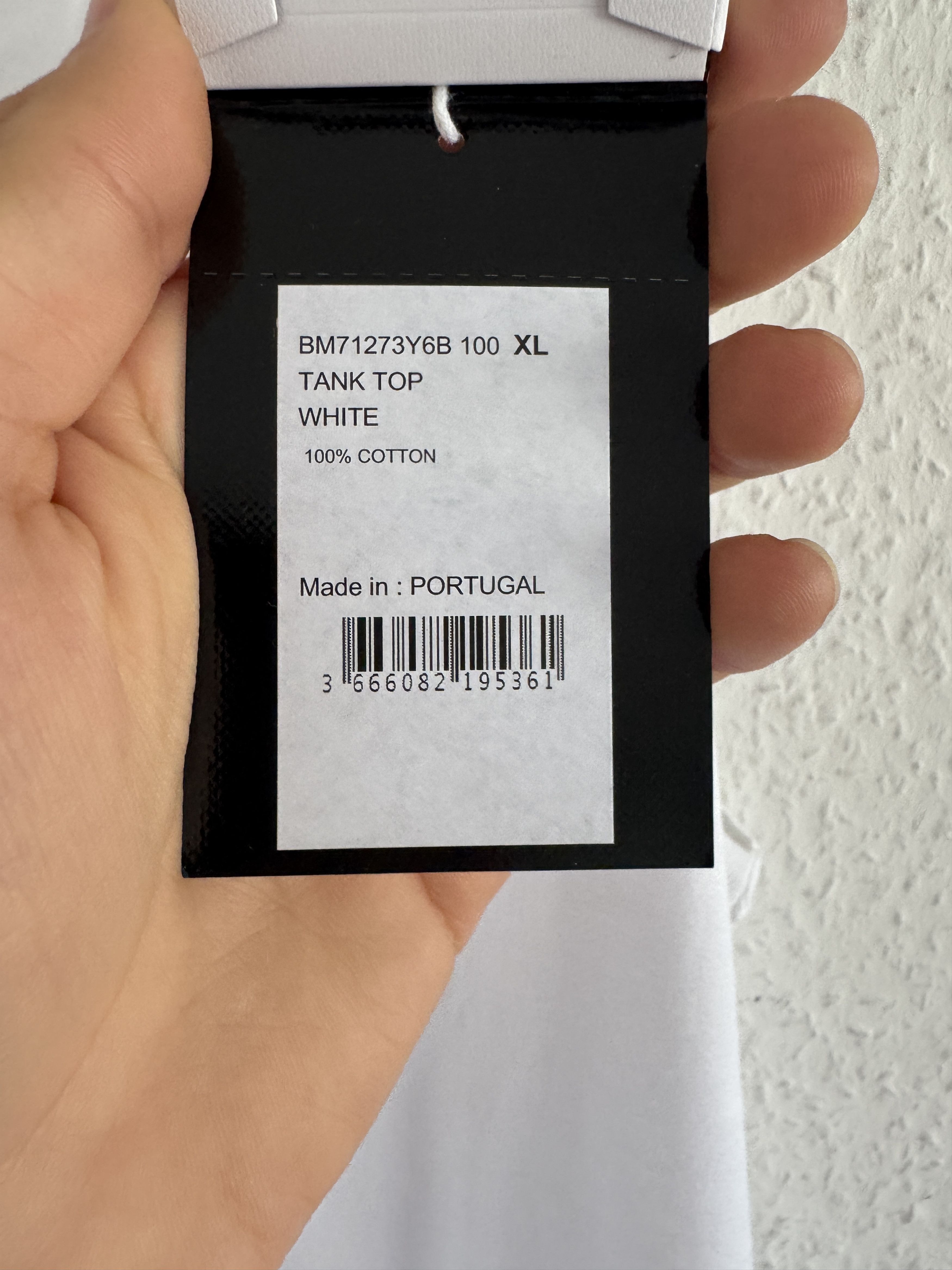 Givenchy White slim-fit tank top Size US XL / EU 56 / 4 - 8 Thumbnail