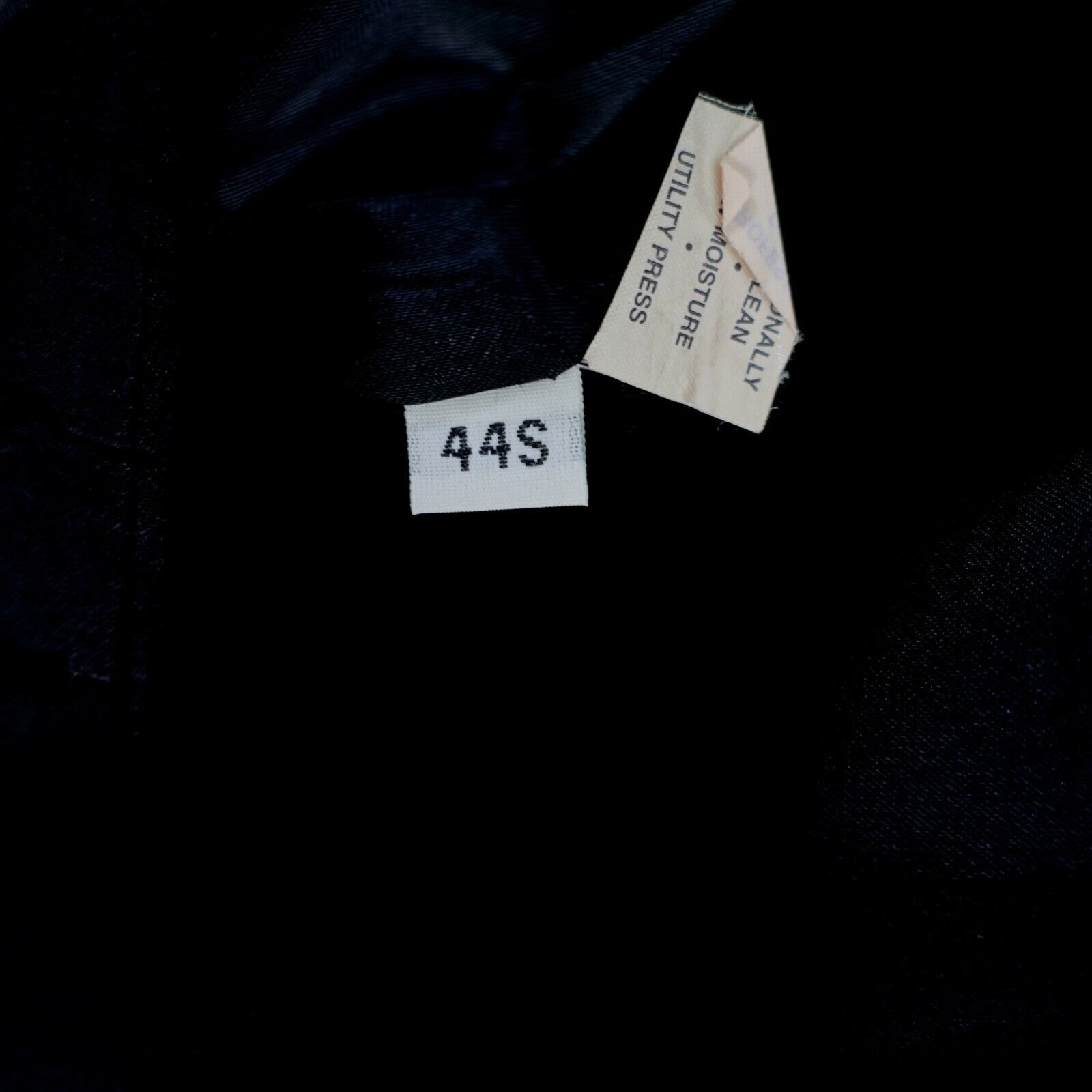 Hart Schaffner Marx DAMAGED Hart Schaffner Marx Black Wool 44R Blazer 2 Silver B Size 44R - 12 Thumbnail