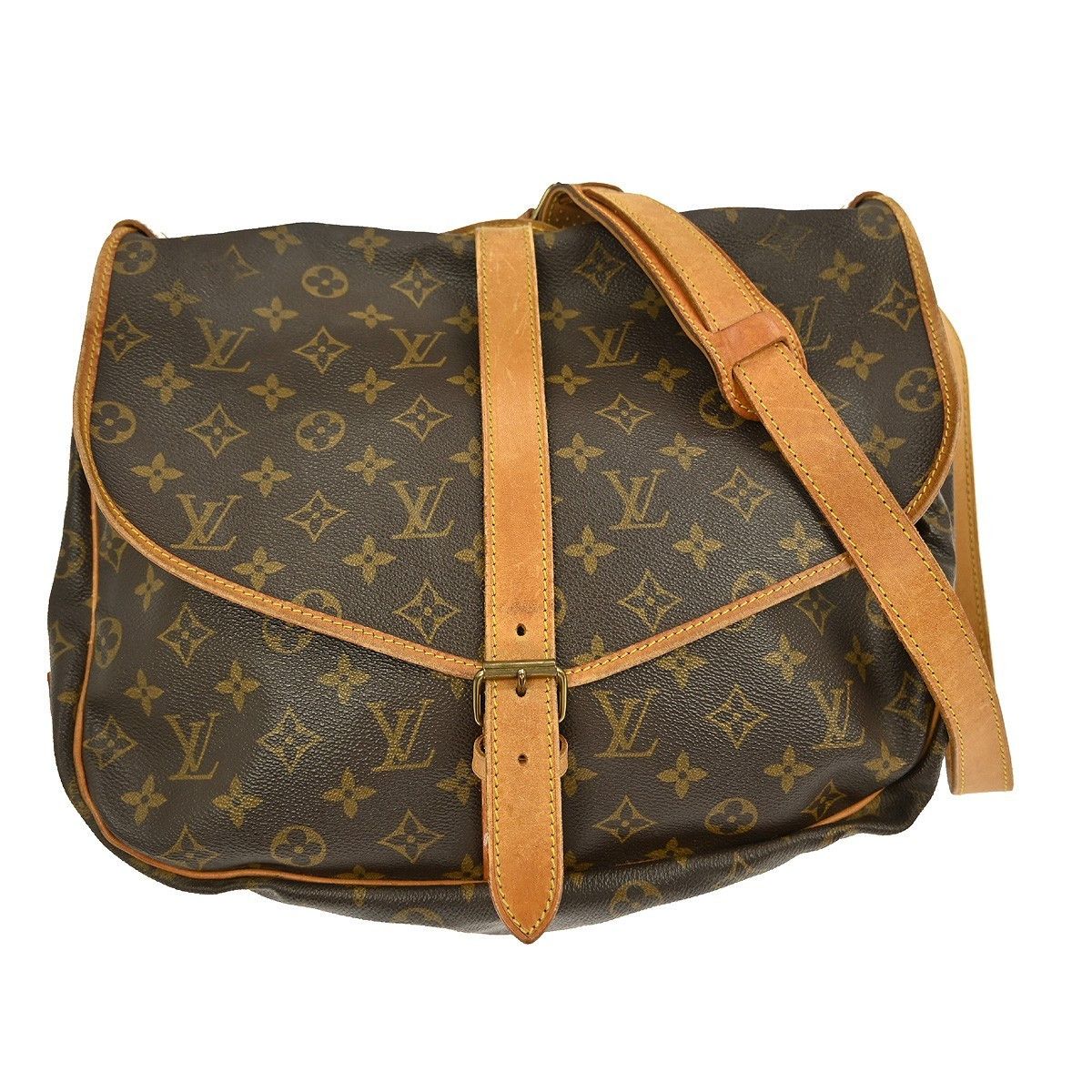 Louis Vuitton Louis Vuitton Saumur Handbag Monogram Canvas Size ONE SIZE - 1 Thumbnail