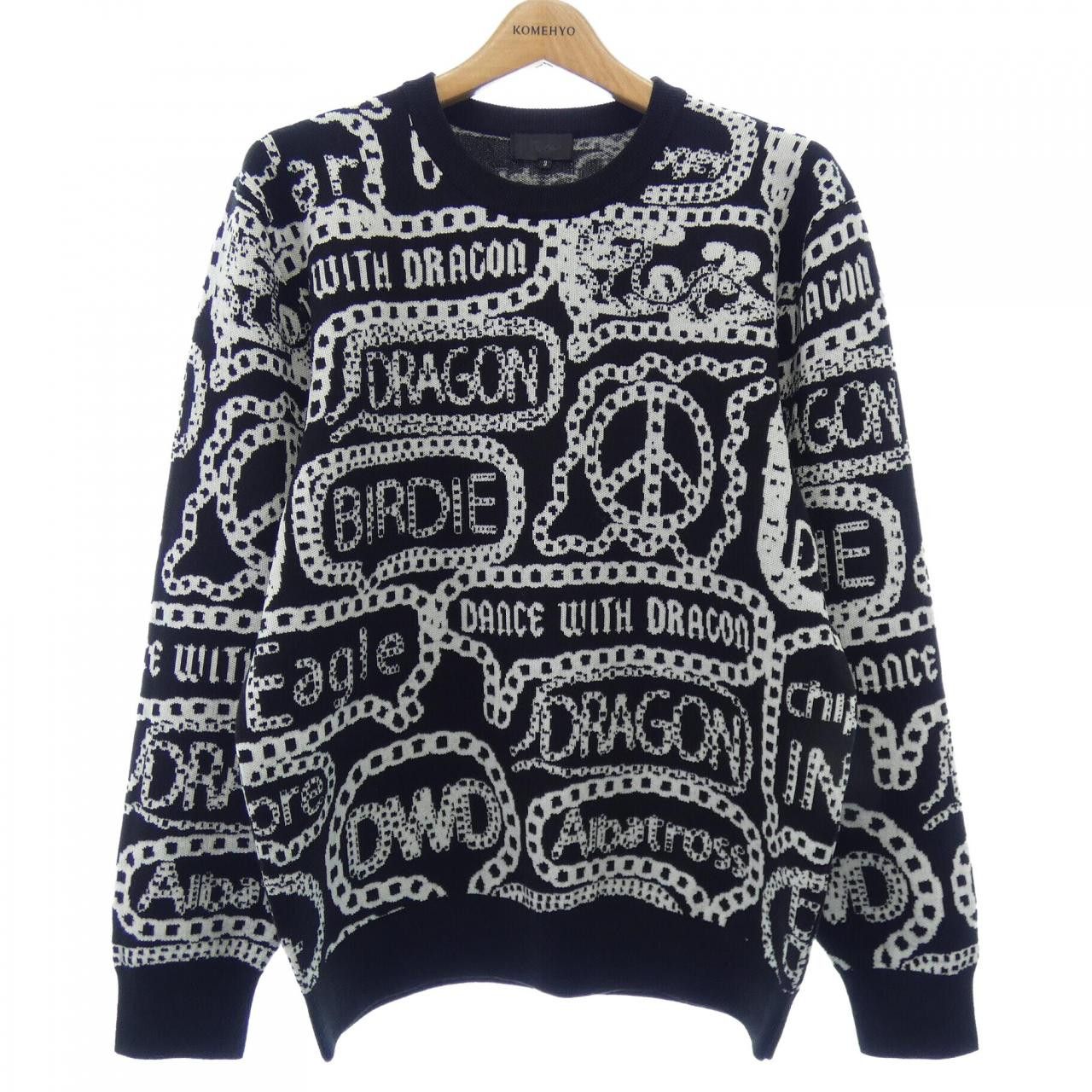Other Dance With Dragon Knit Cotton Tops DUTY FREE for USA