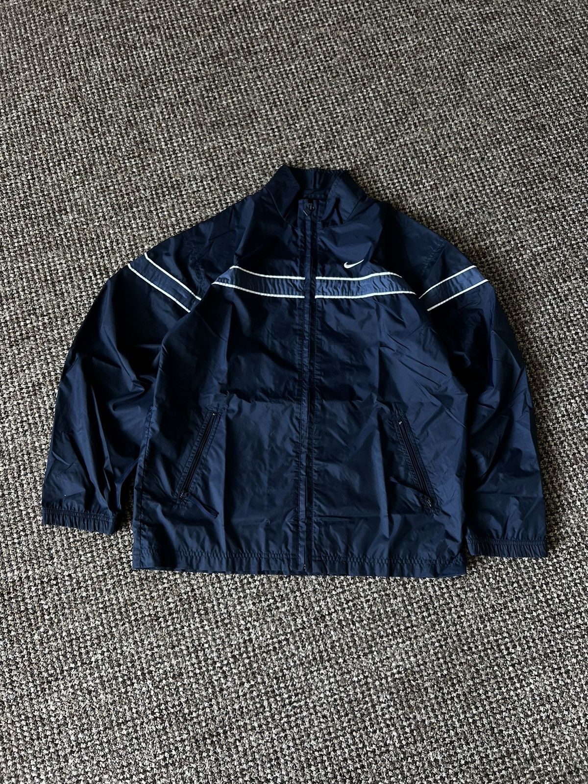 Vintage Nike Vintage Jacket Y2K Drill Mini Logo Size US S / EU 44-46 / 1 - 4 Thumbnail