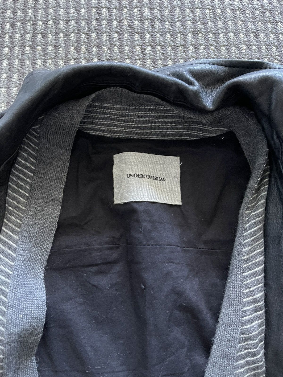 Undercover 12SS Double Layer Leather Jacket Size US M / EU 48-50 / 2 - 4 Thumbnail