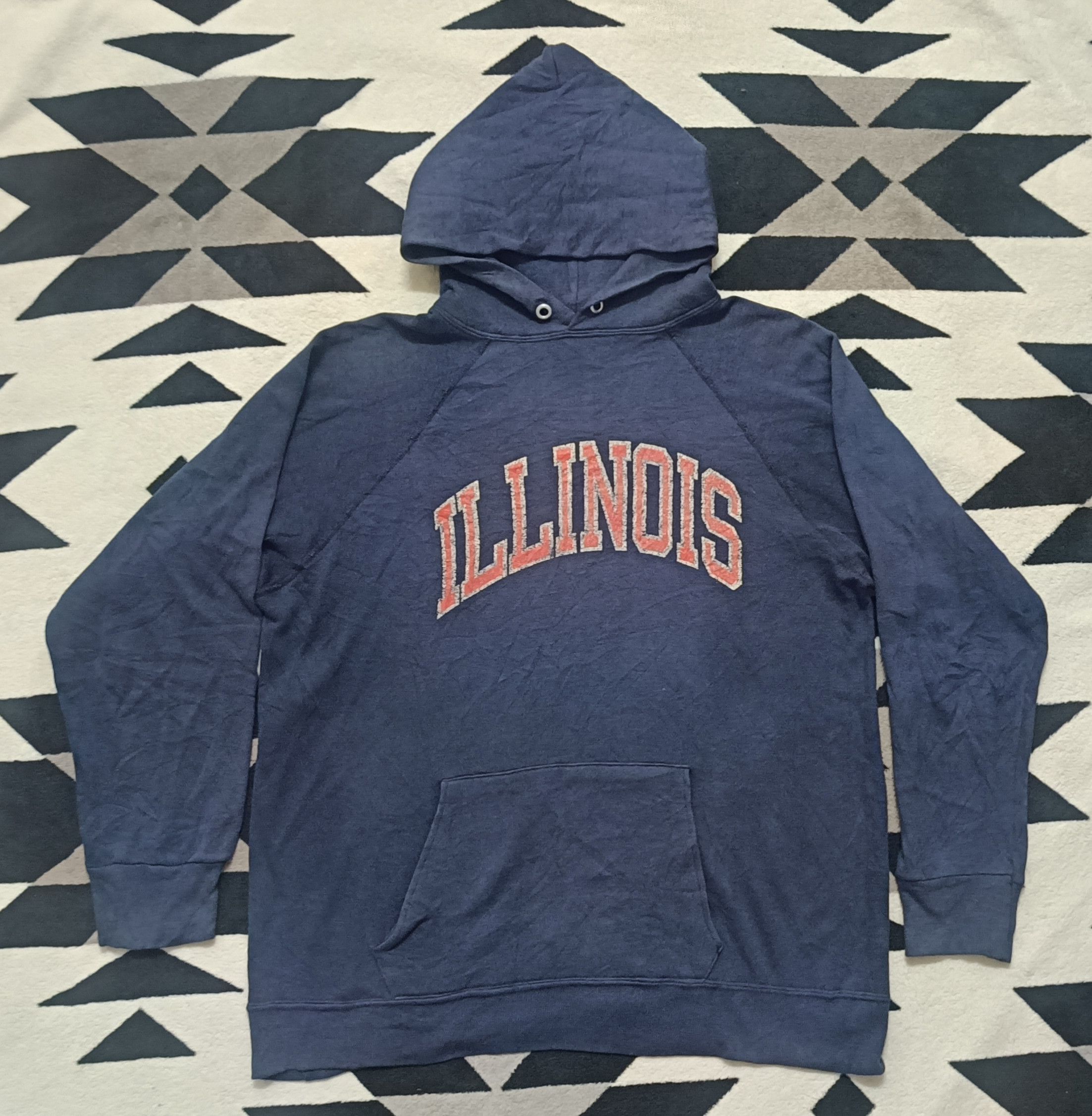 Champion 🔥🔥Rare Vintage 80s Illinois Champions Hoodie Size US XL / EU 56 / 4 - 2 Thumbnail