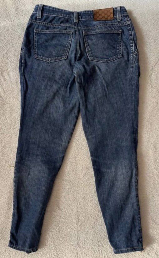 Gucci Gucci Women’s Tapered Zip Jeans Blue Size 38 Size 26" / US 2 / IT 38 - 3 Thumbnail
