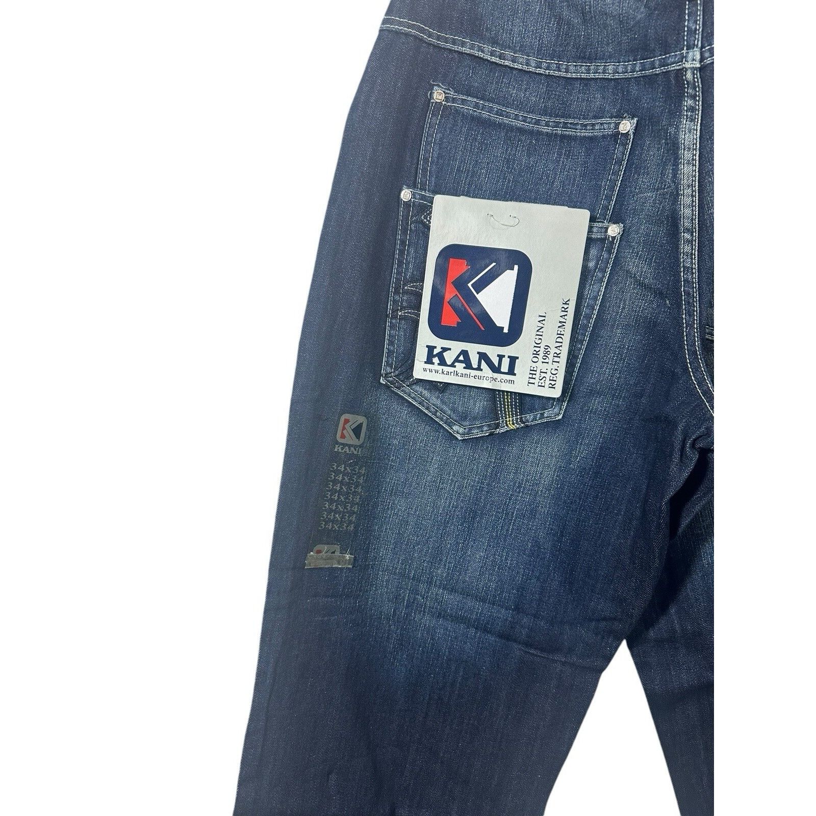 Karl Kani Vintage Karl Kani Jeans W34-L34 Hip Hop Baggy Y2K 90’s 2000’ Size US 34 / EU 50 - 4 Thumbnail