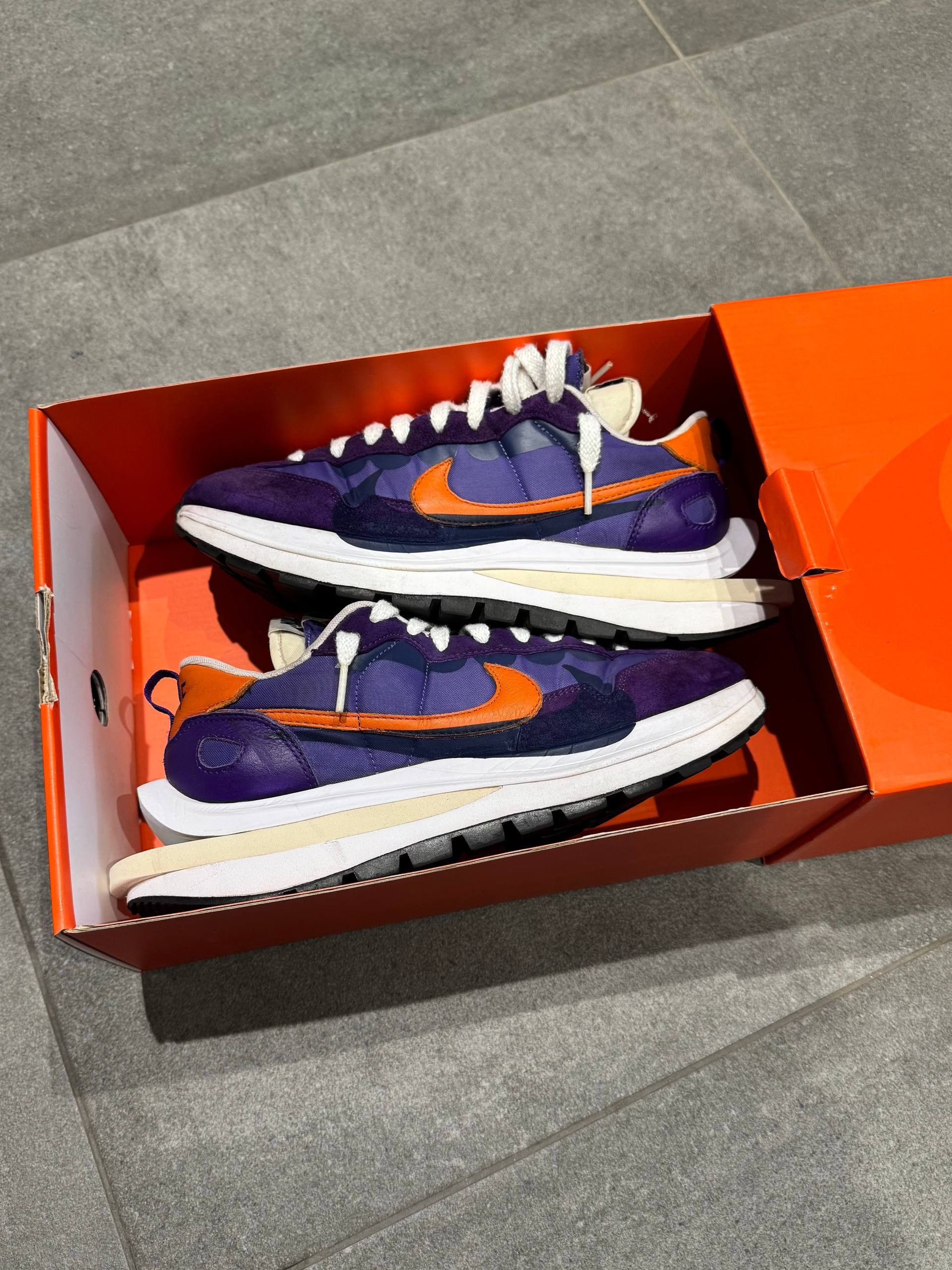 Nike x Sacai VaporWaffle Dark Iris Low 42.5