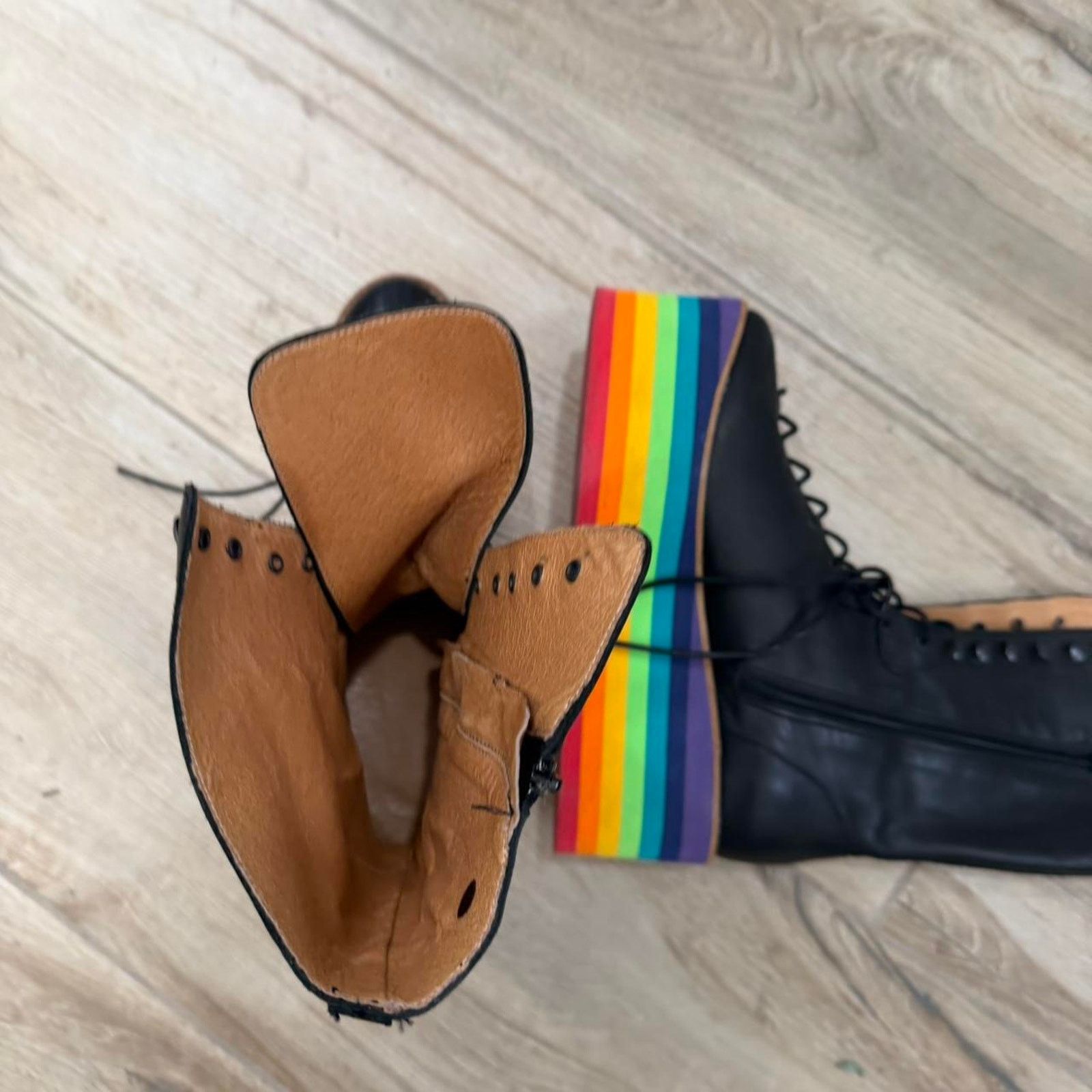ASHISH Ashish aw12 rainbow platform boots Size US 9.5 / IT 39.5 - 3 Thumbnail