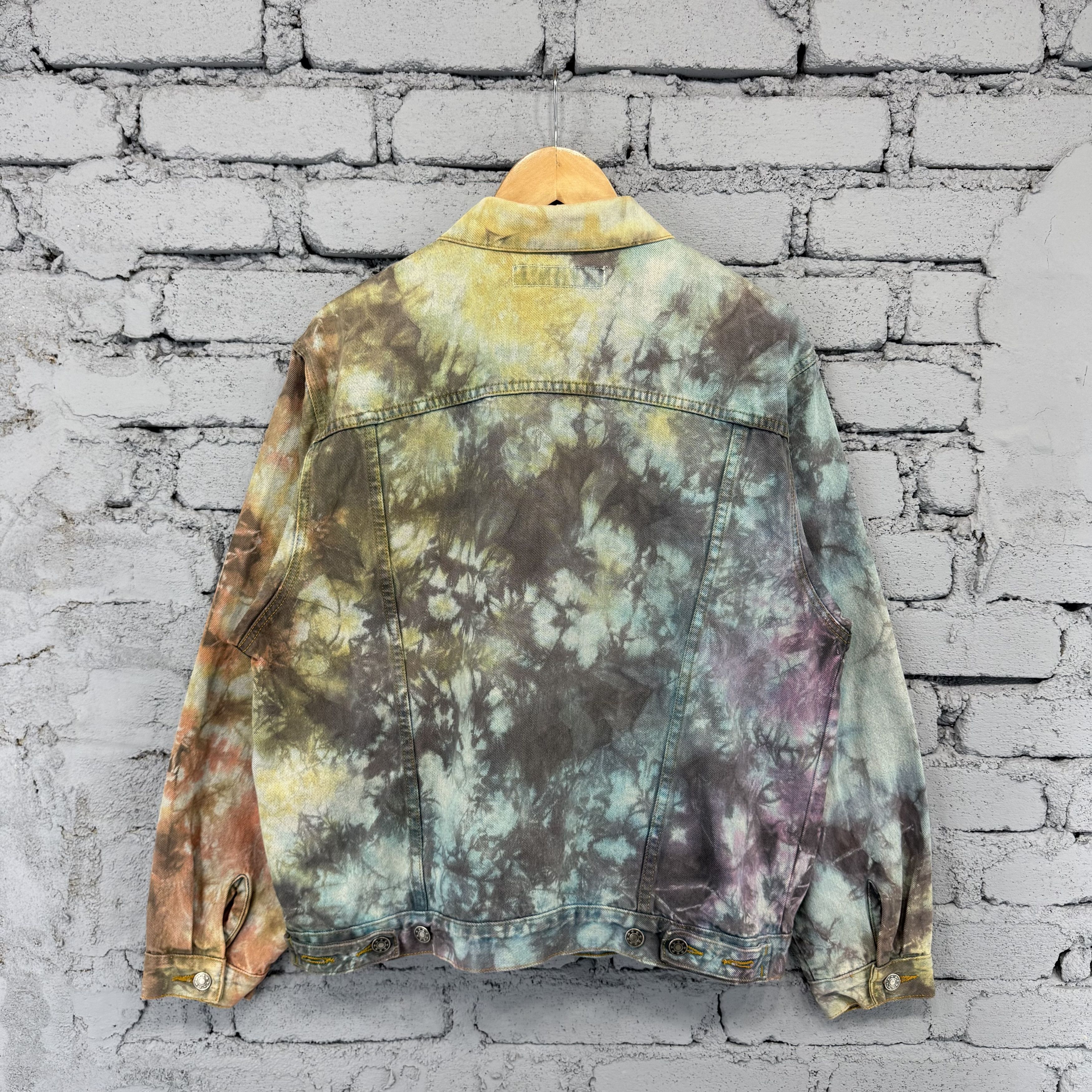 Vintage Vintage Todaysnews Denim Jacket Tye Die Streetwear Size US M / EU 48-50 / 2 - 2 Thumbnail