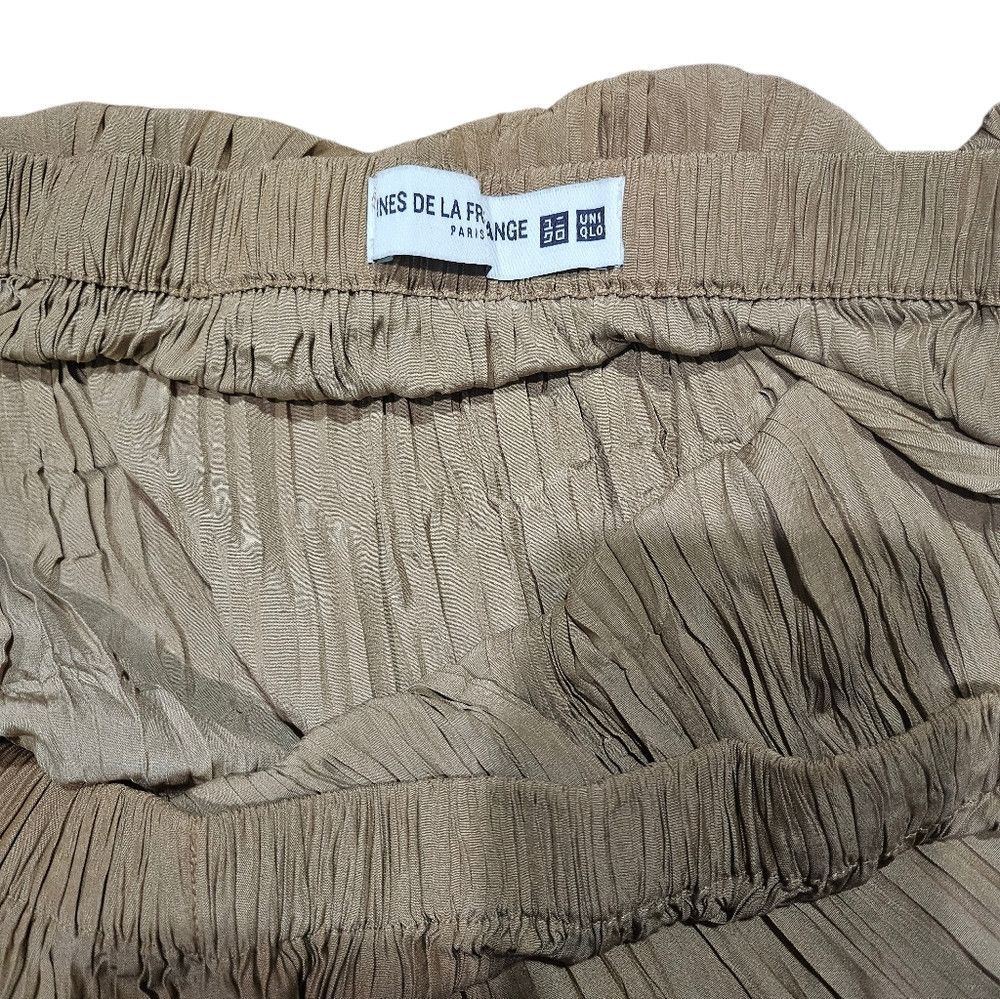 Other IDLF X Uniqlo Brown Ombre Crinkle Skirt XXL 2XL Ines De La Size 36" / US 14 / IT 50 - 7 Thumbnail