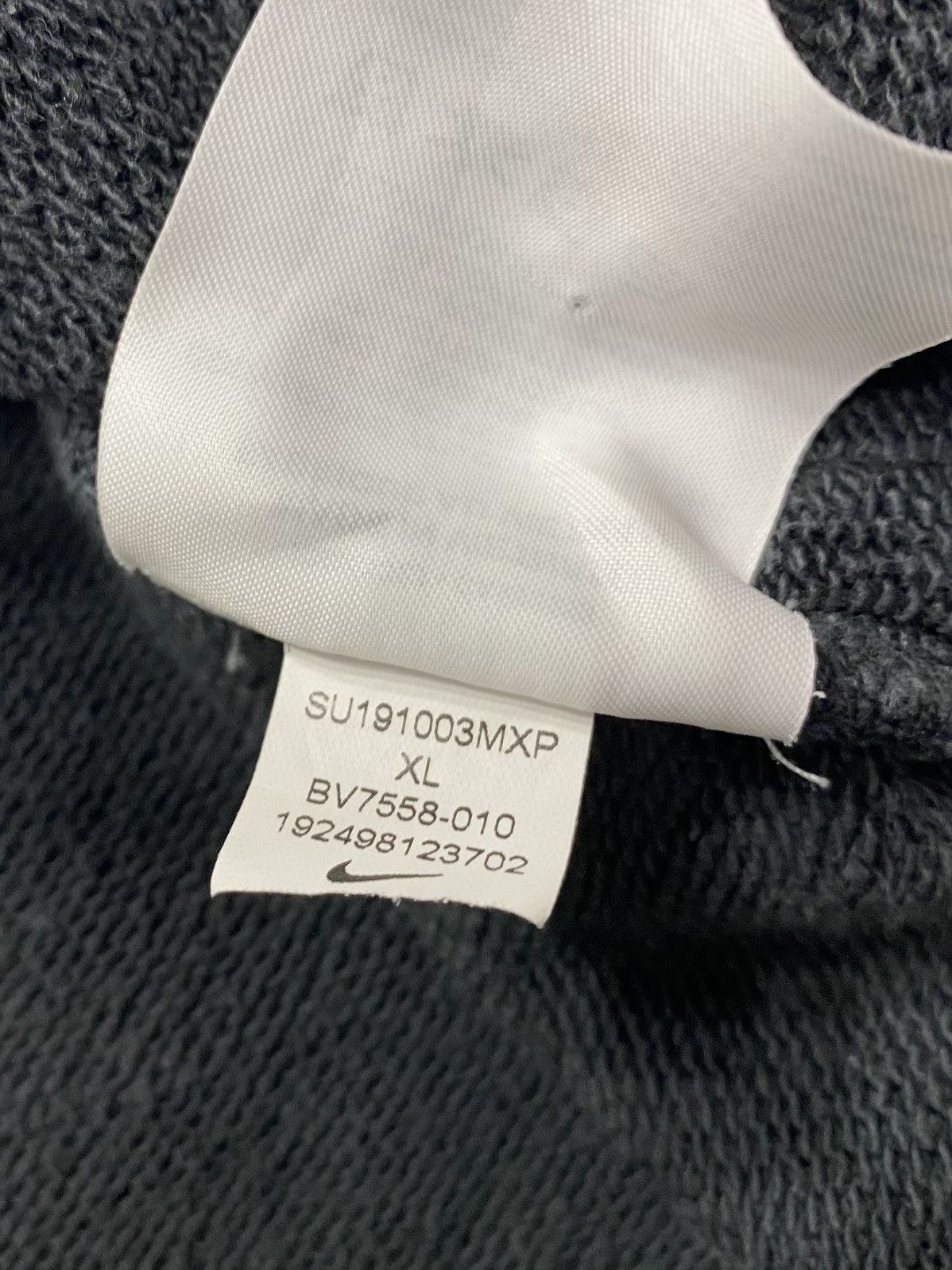 Nike × Supreme Supreme Nike Stripe Hooded Sweatshirt Black (SS19) Size US XL / EU 56 / 4 - 5 Thumbnail