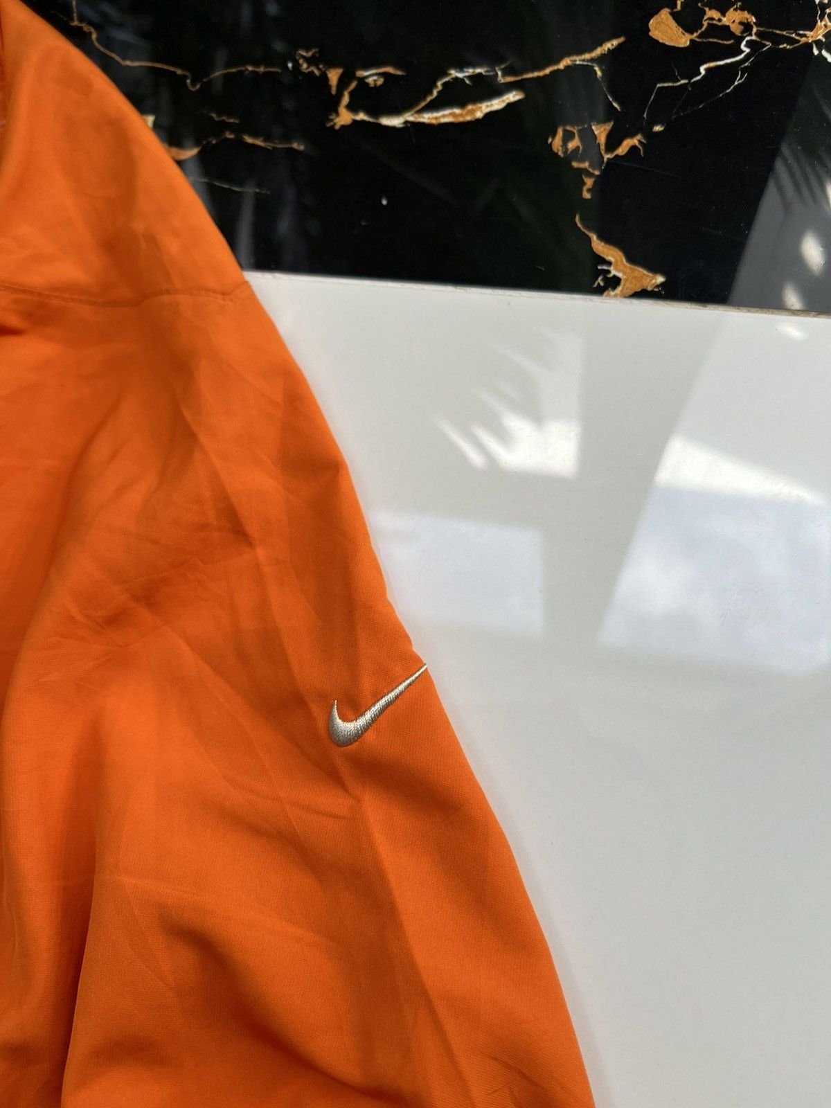 Nike × Vintage 90's NIKE RETRO SWOOSH LOGO Y2K 1/3 ZIP PLAYERS JACKET Size US M / EU 48-50 / 2 - 6 Thumbnail